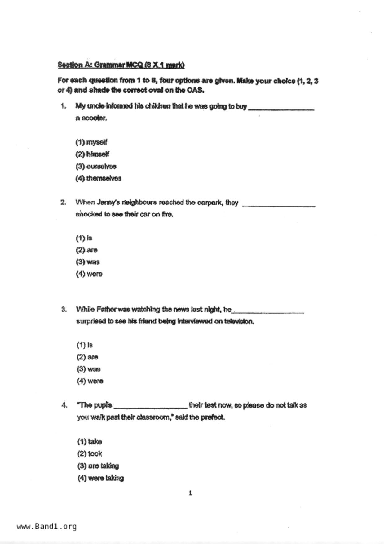 P4English試卷