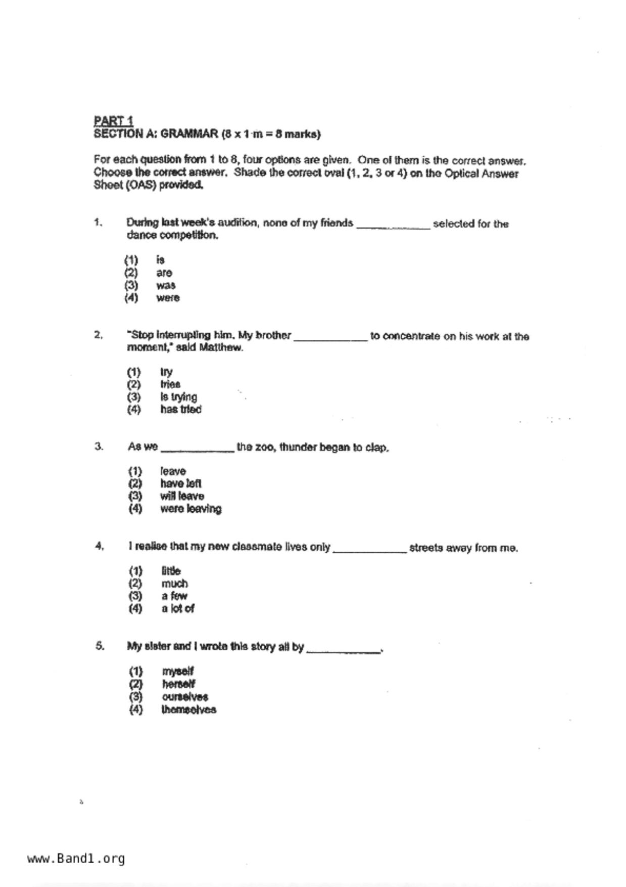 P4English試卷