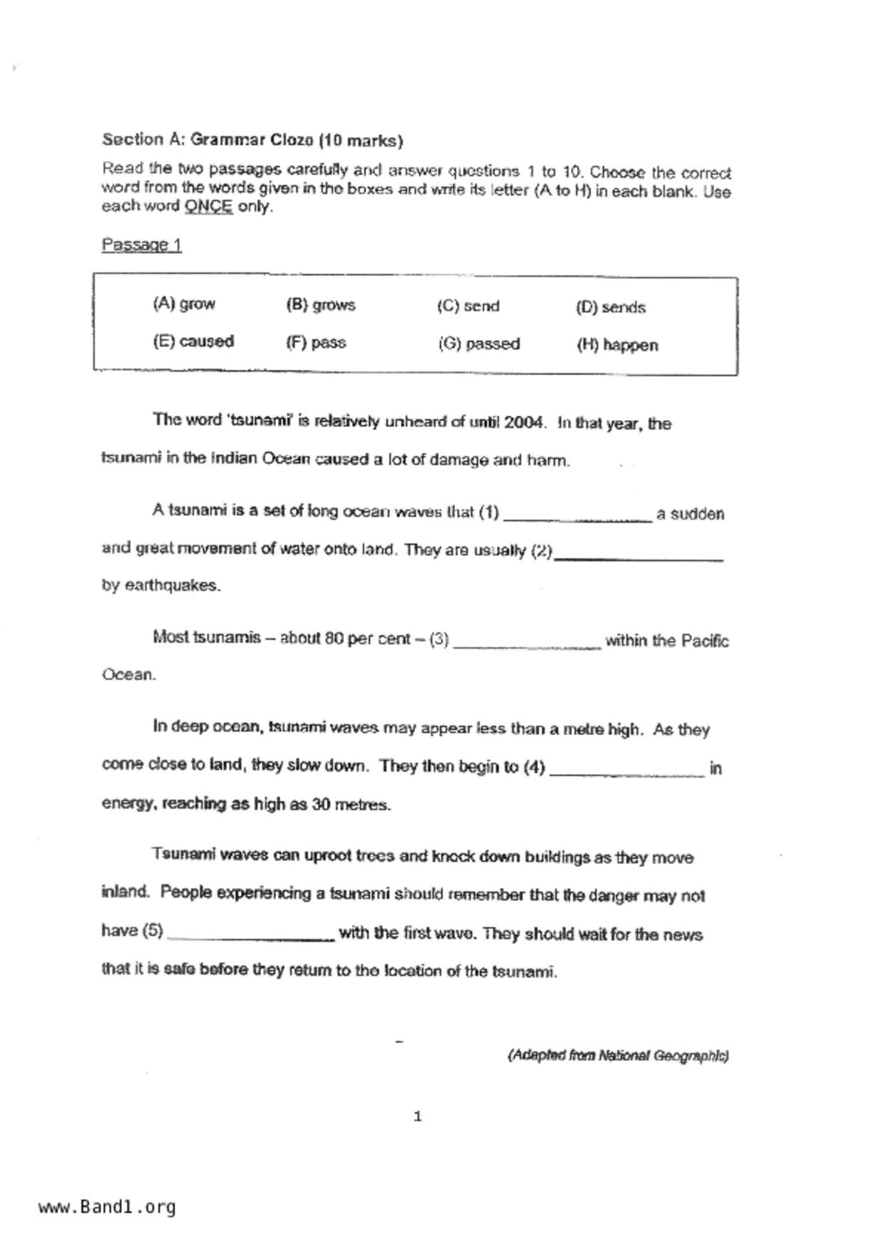 P4English試卷