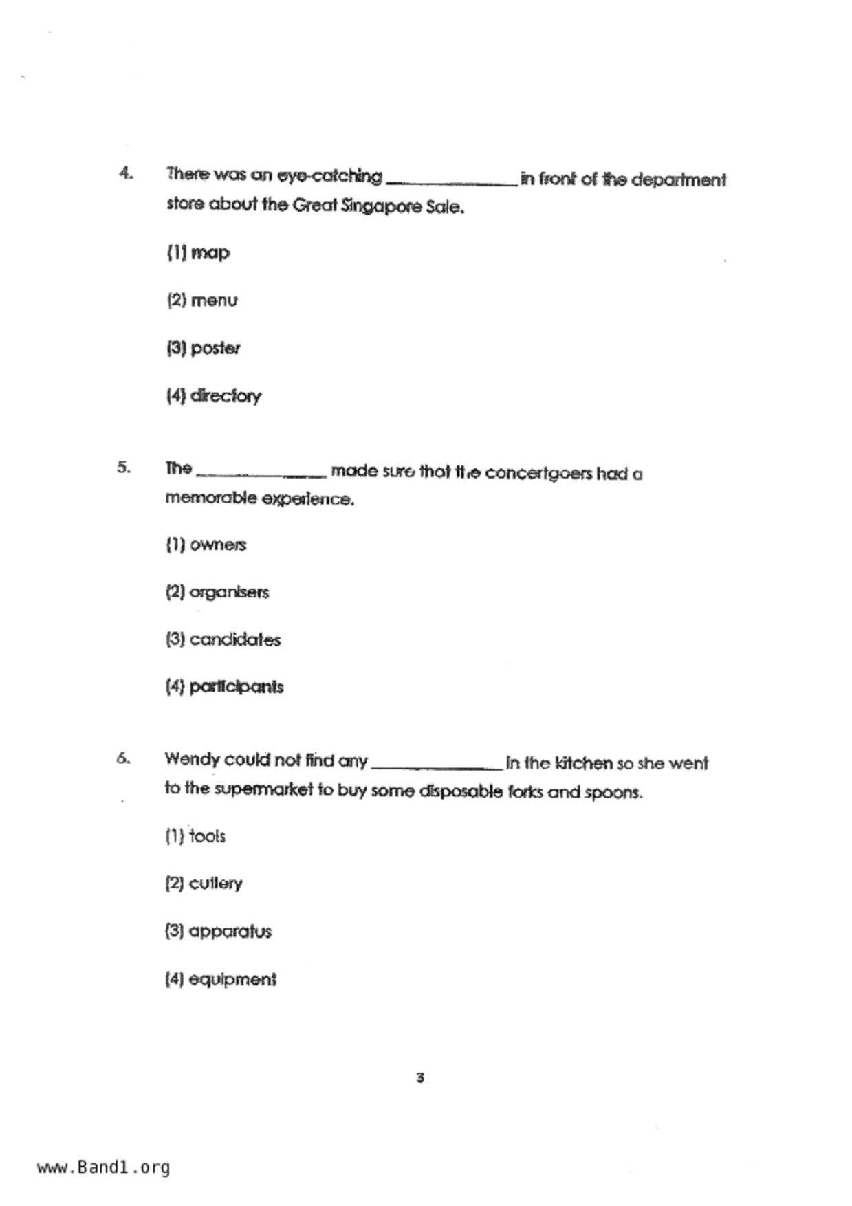 P4English試卷