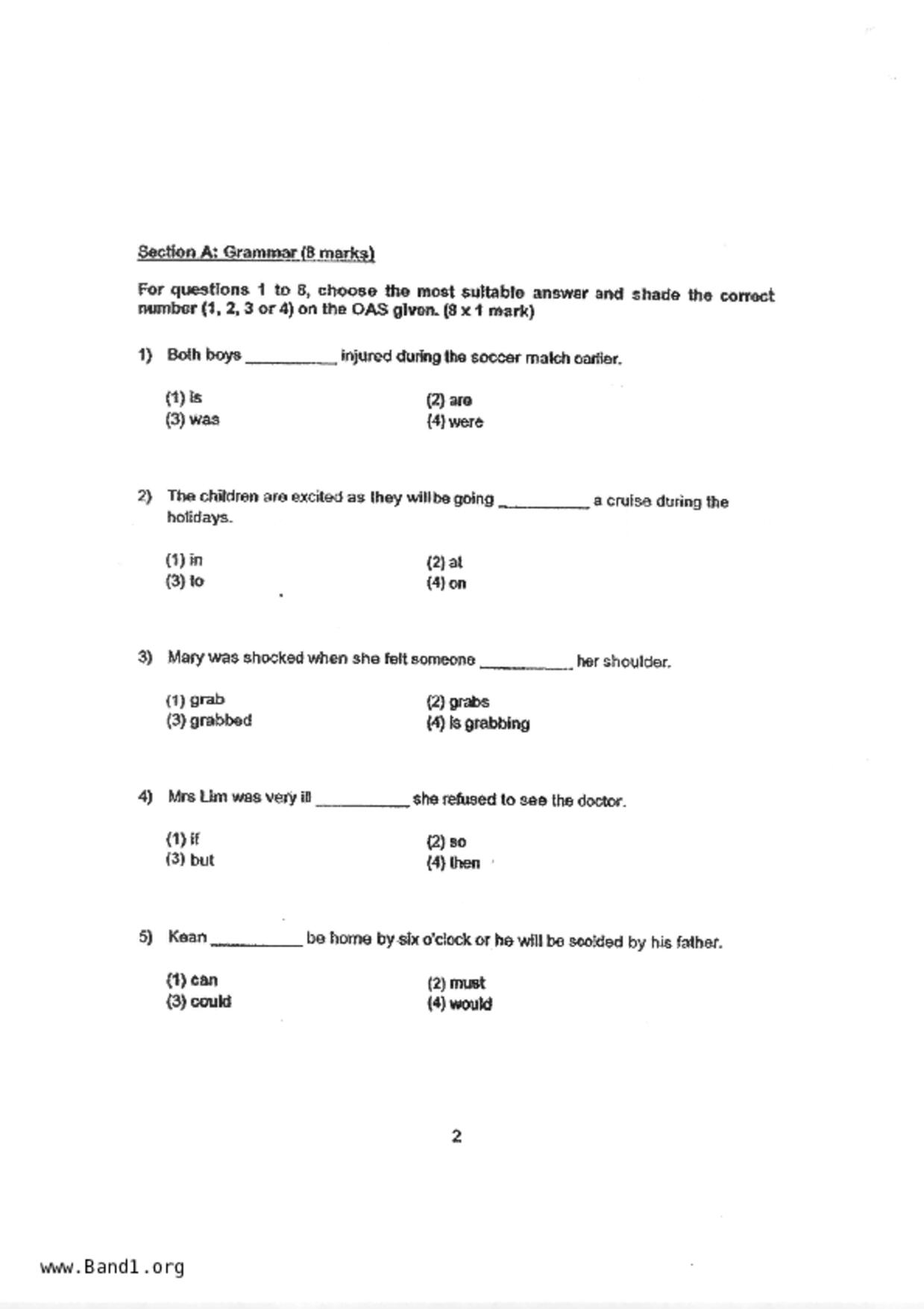P4English試卷