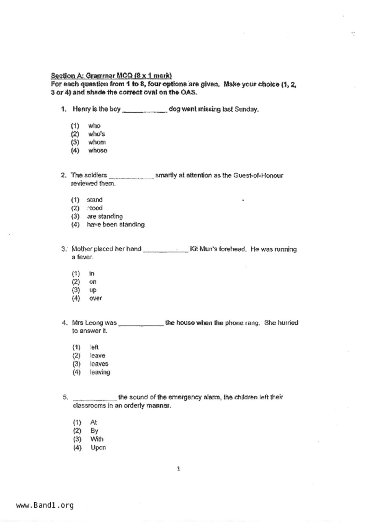 P4English試卷