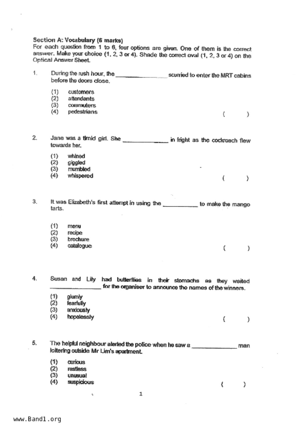 P4English試卷