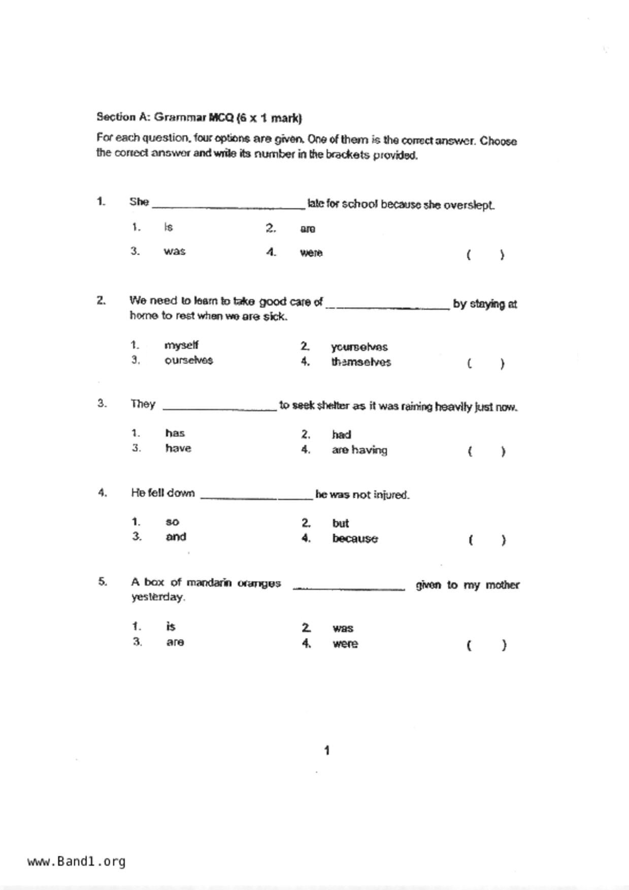 P4English試卷