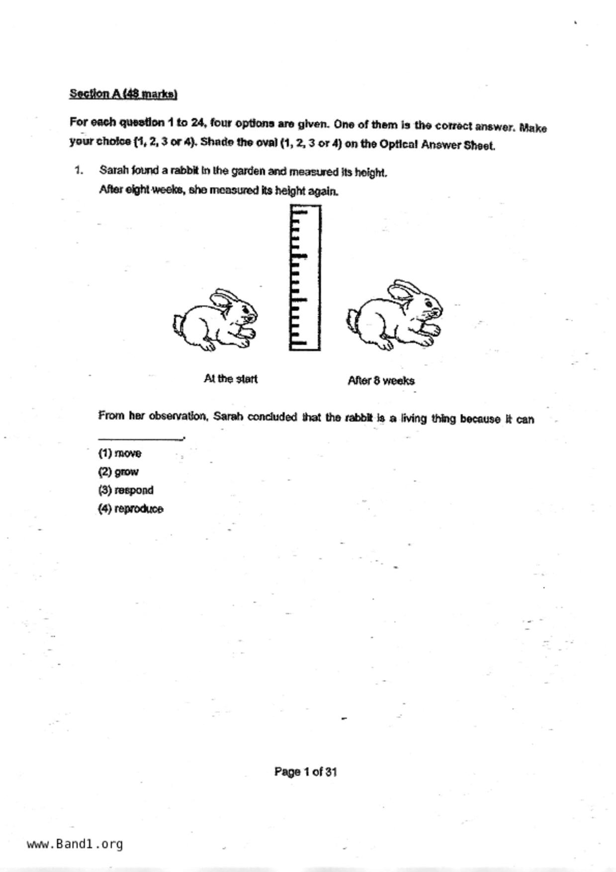 P4Science試卷
