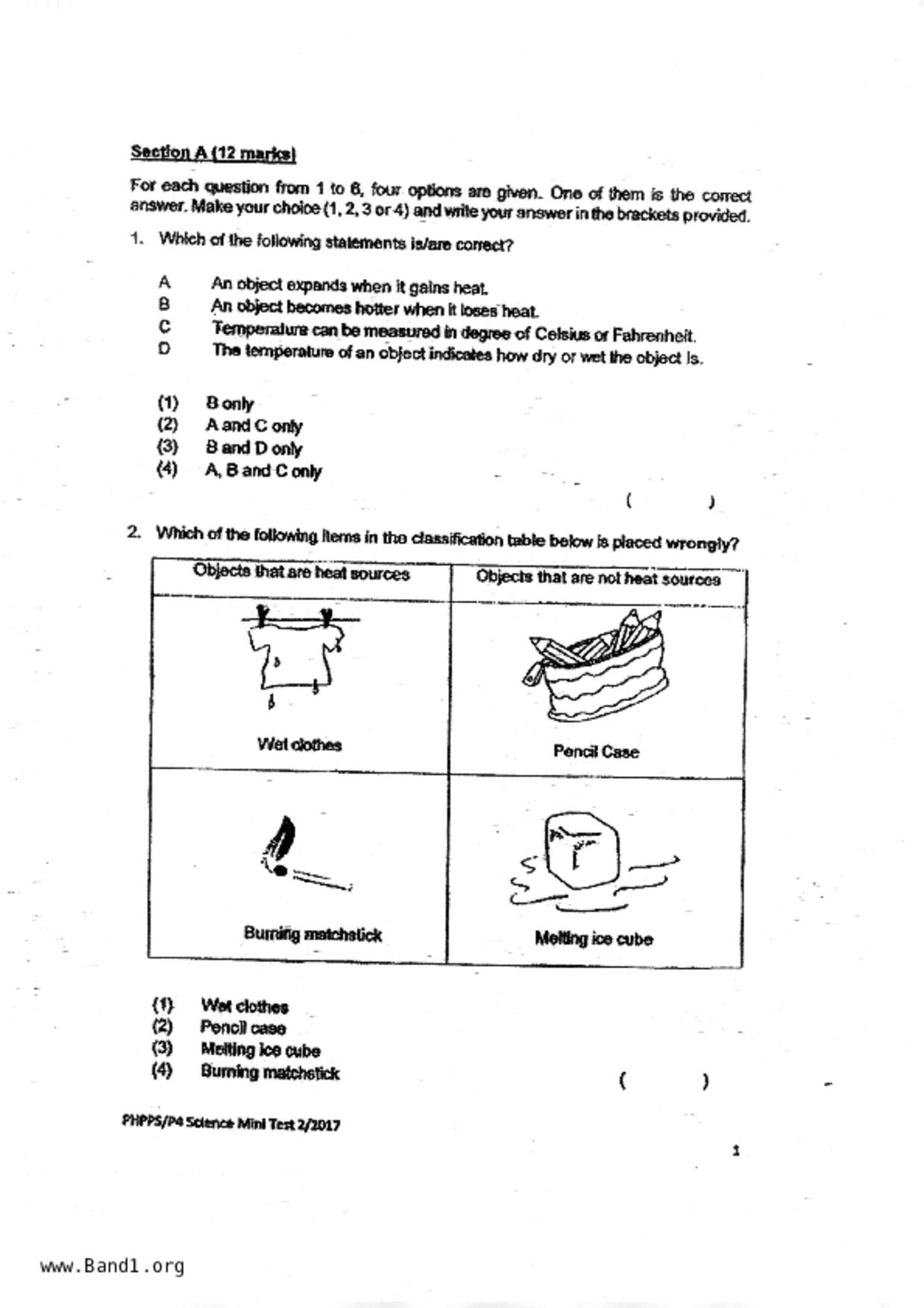 P4Science試卷