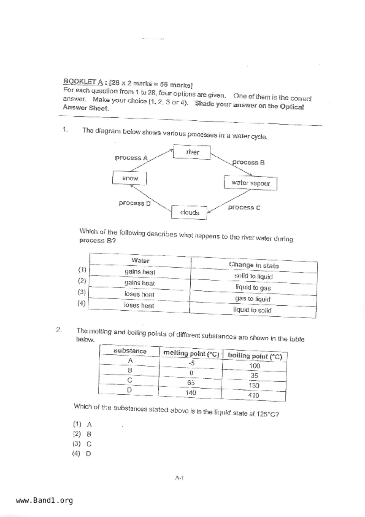 P5Science試卷