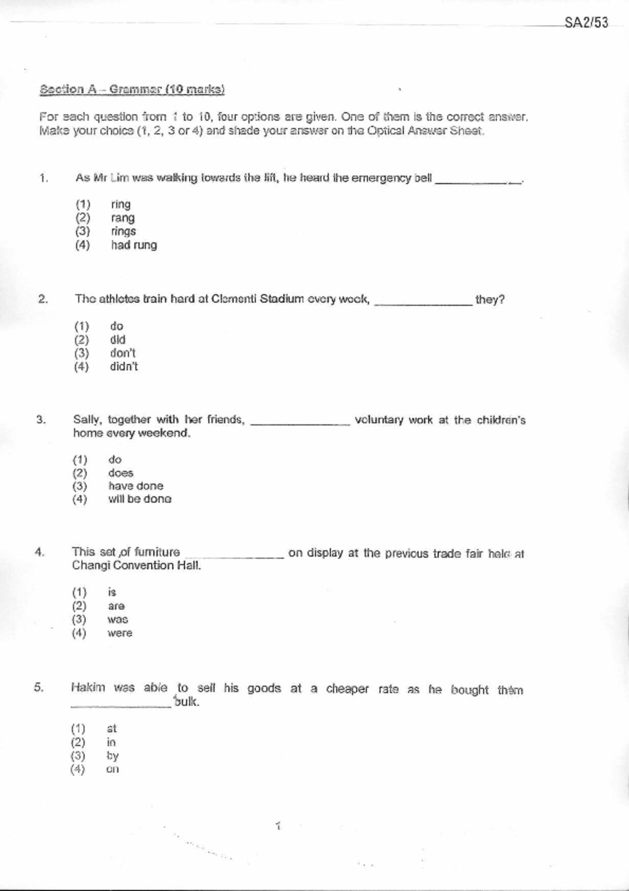 P6English試卷