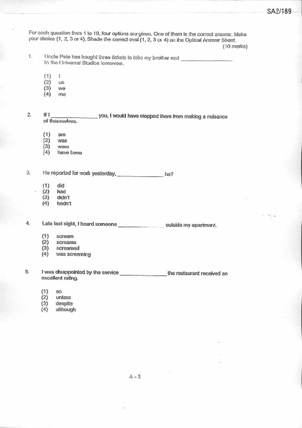 P6English試卷
