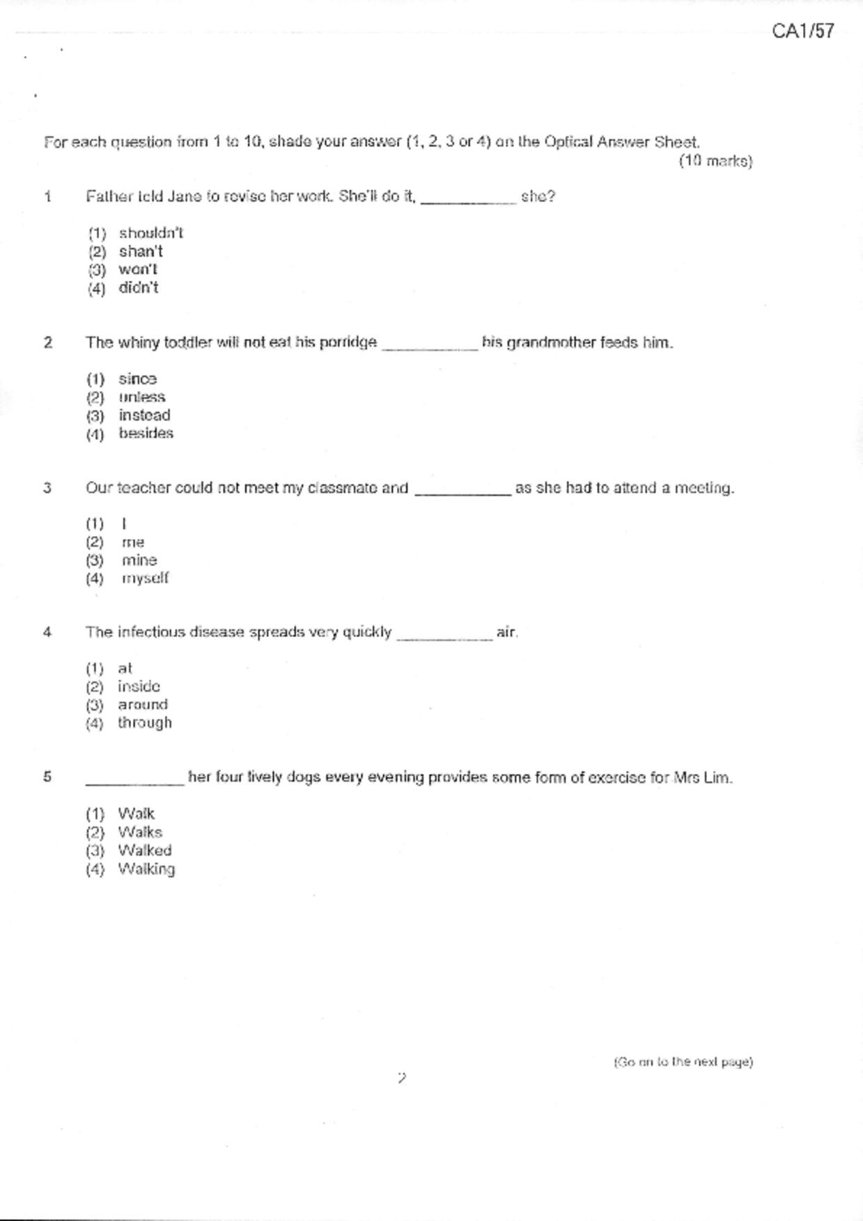 P6English試卷