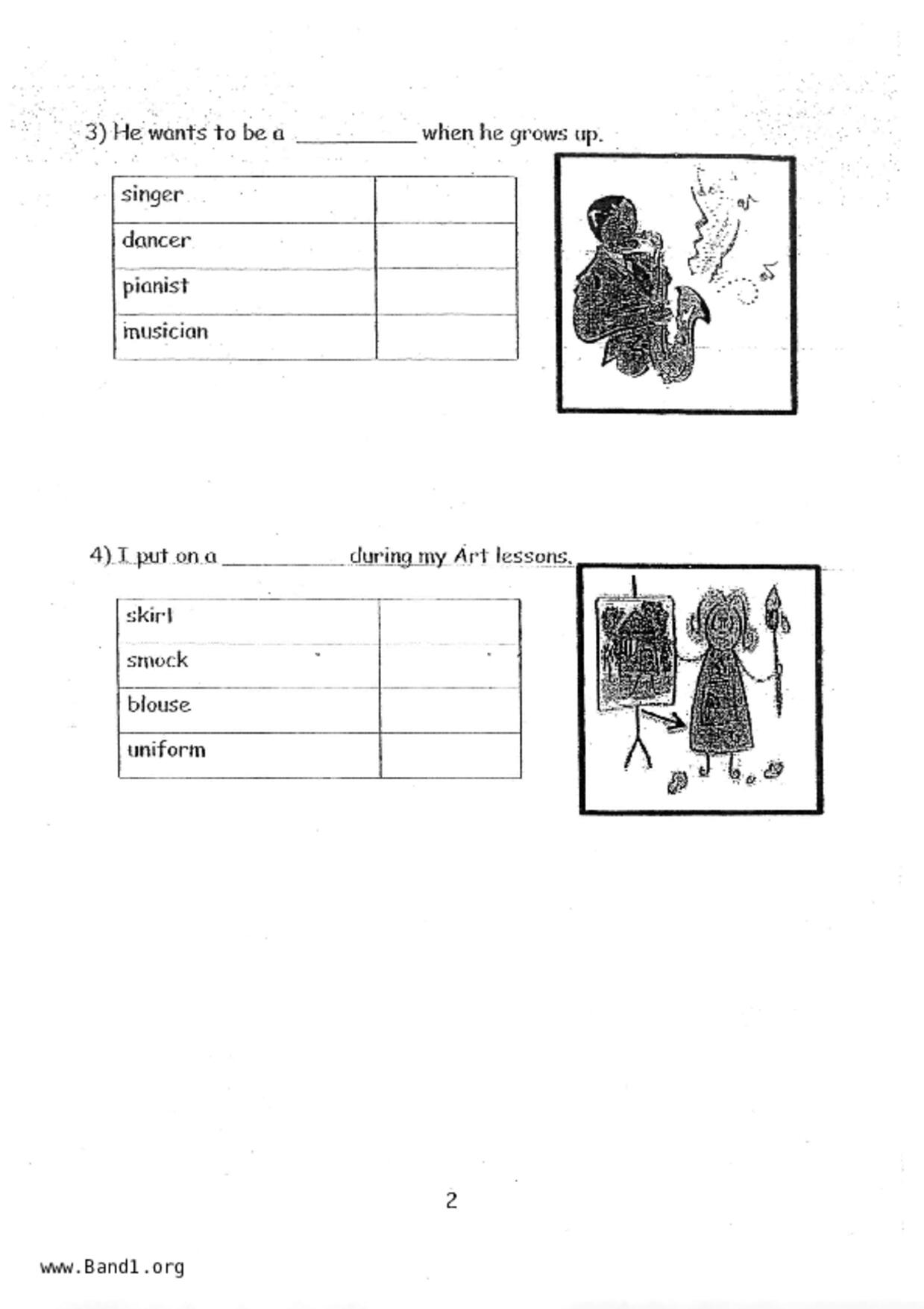 P2English試卷