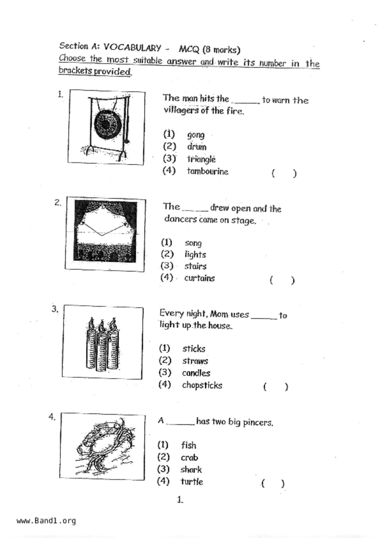 P2English試卷
