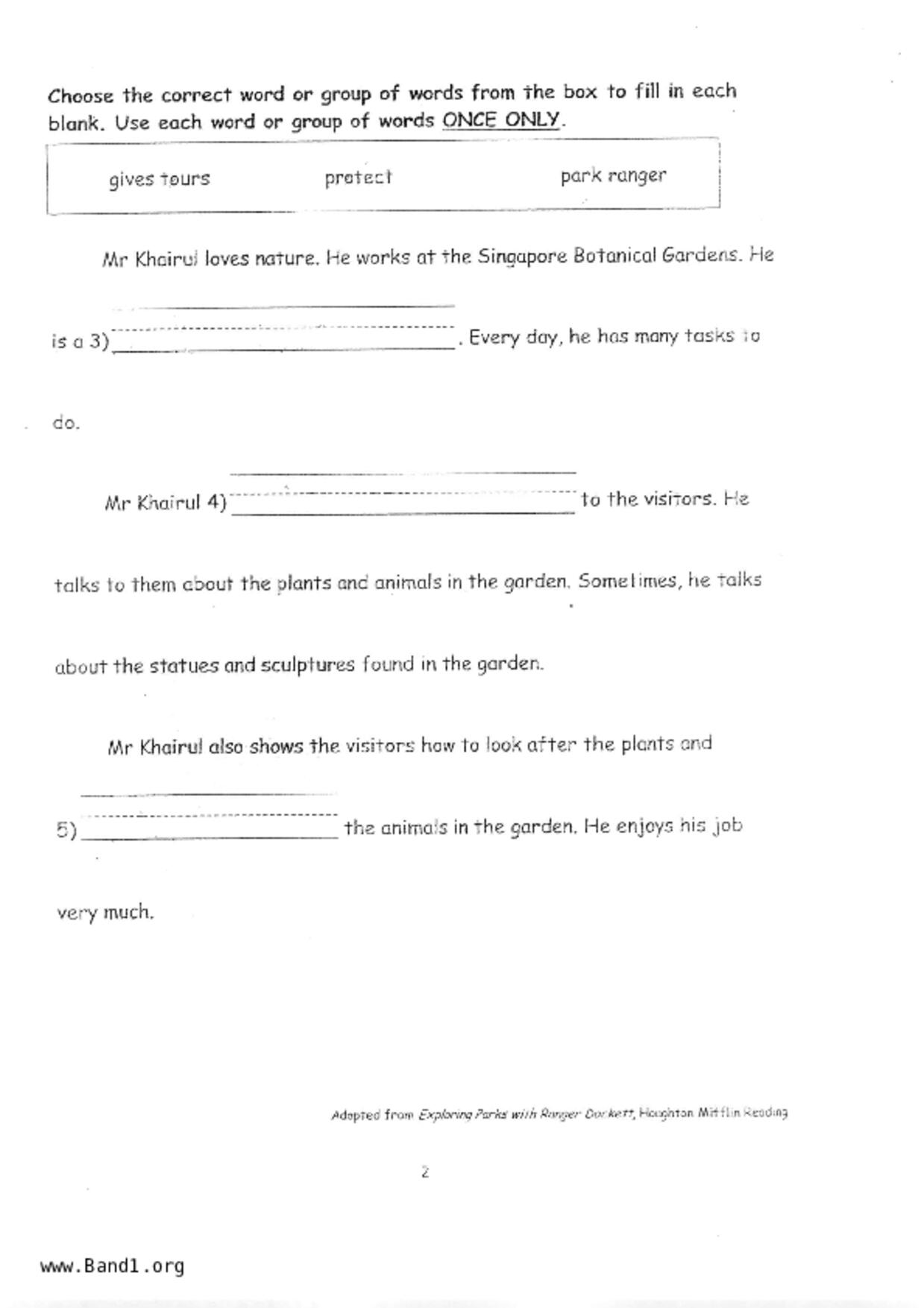 P2English試卷