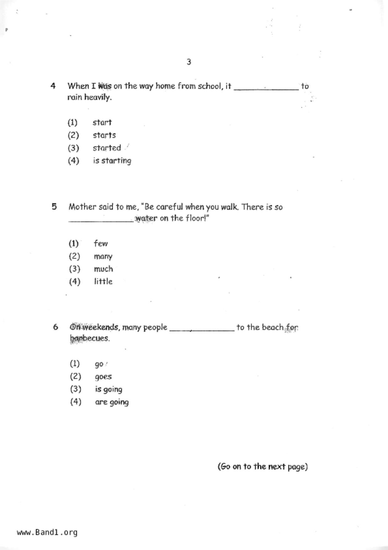 P2English試卷