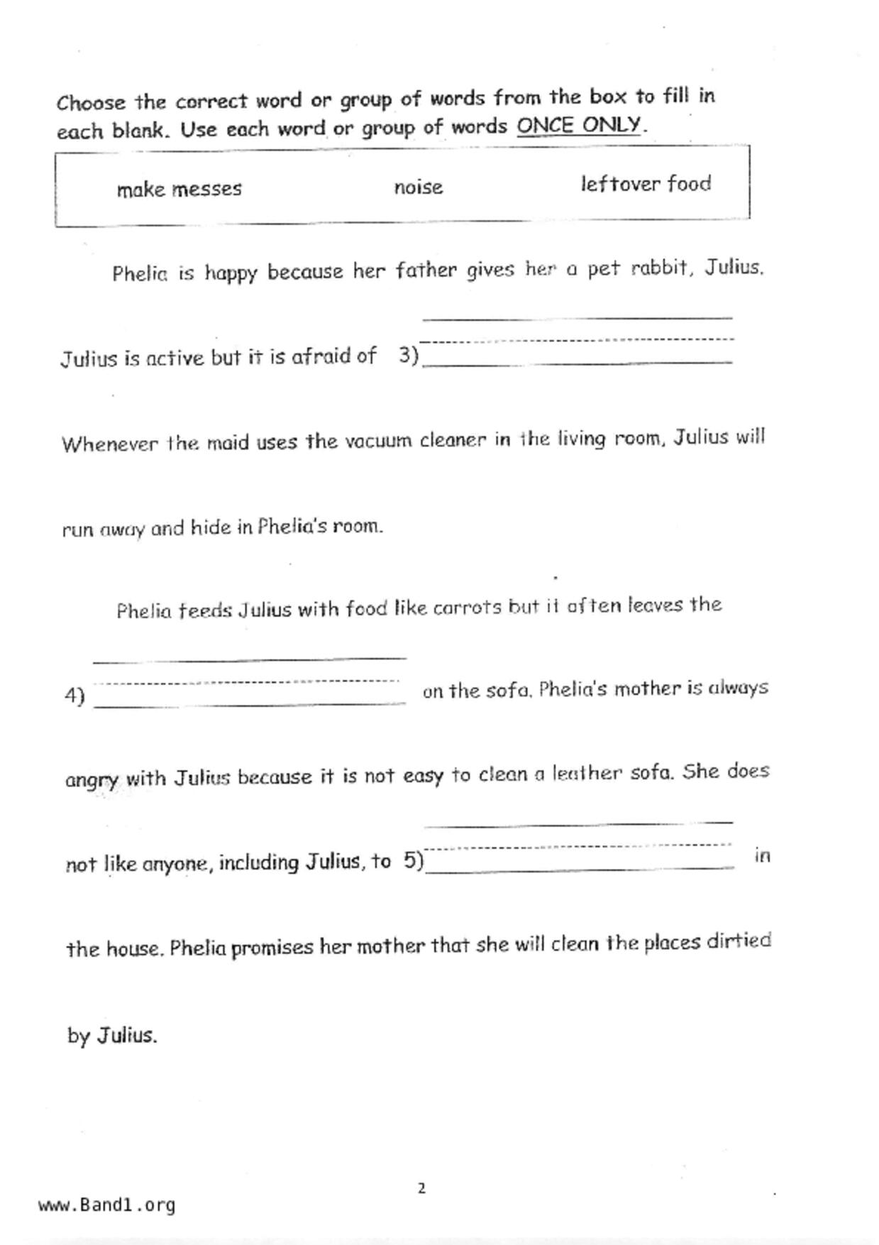 P2English試卷