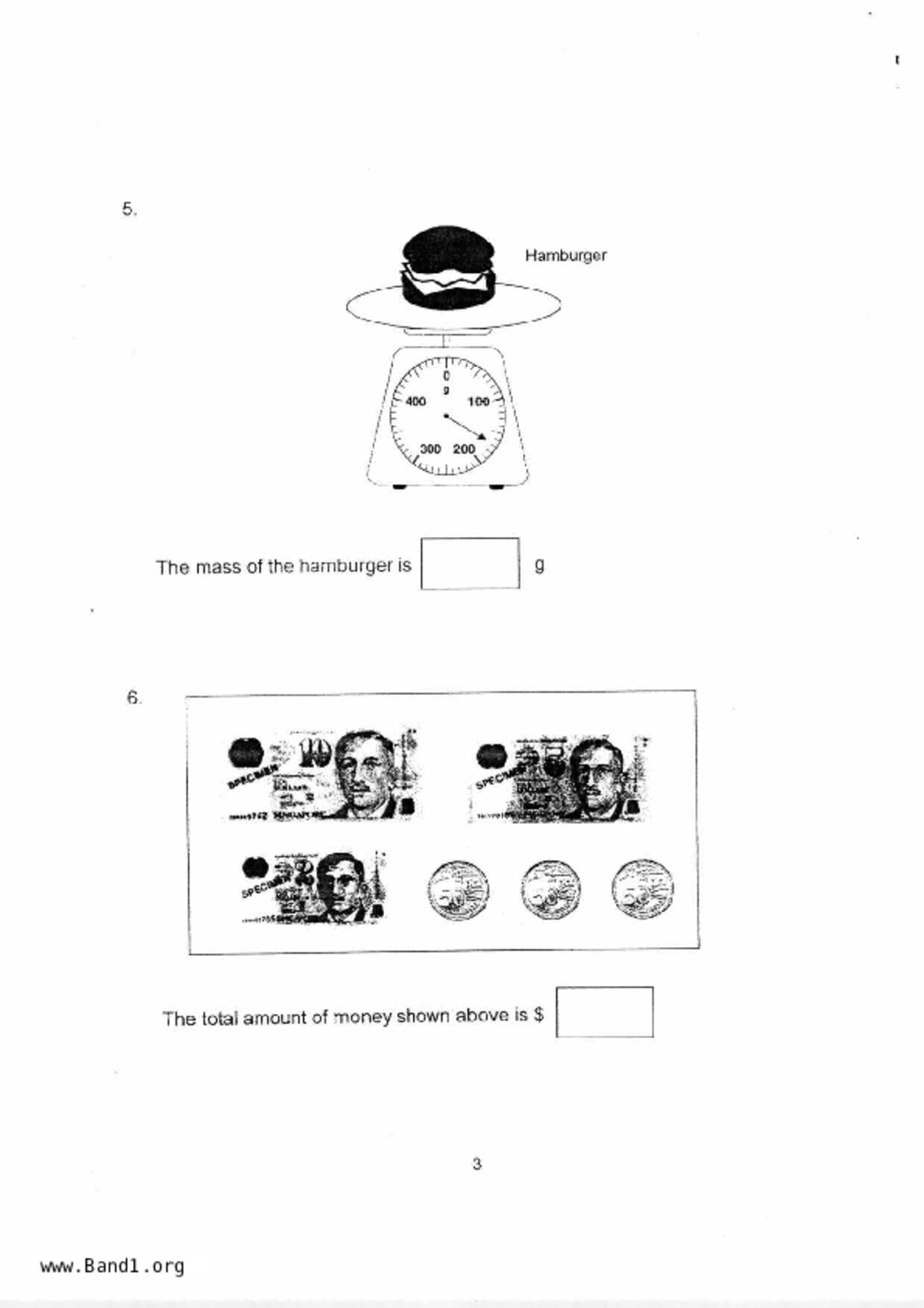 P2Maths試卷