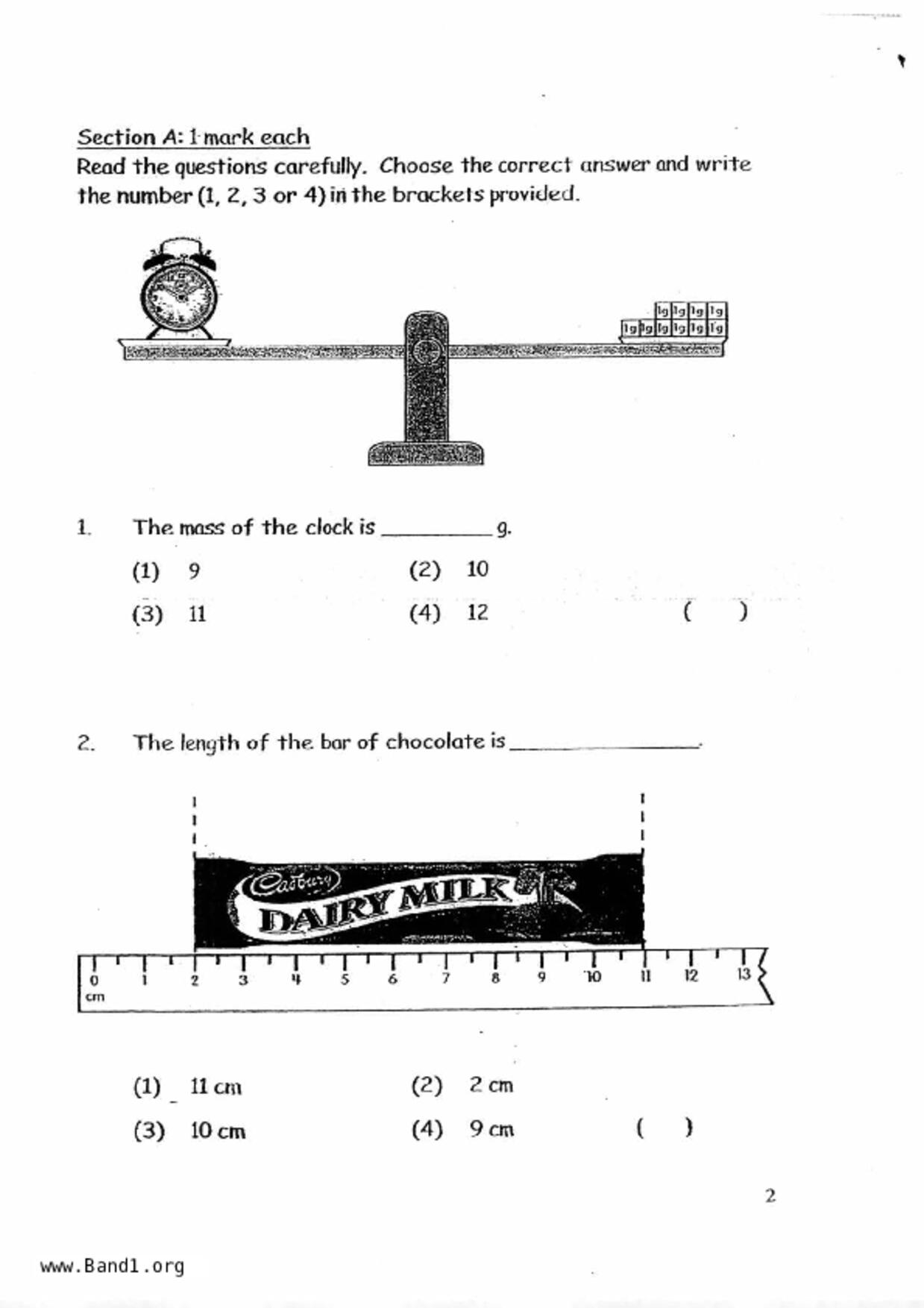 P2Maths試卷