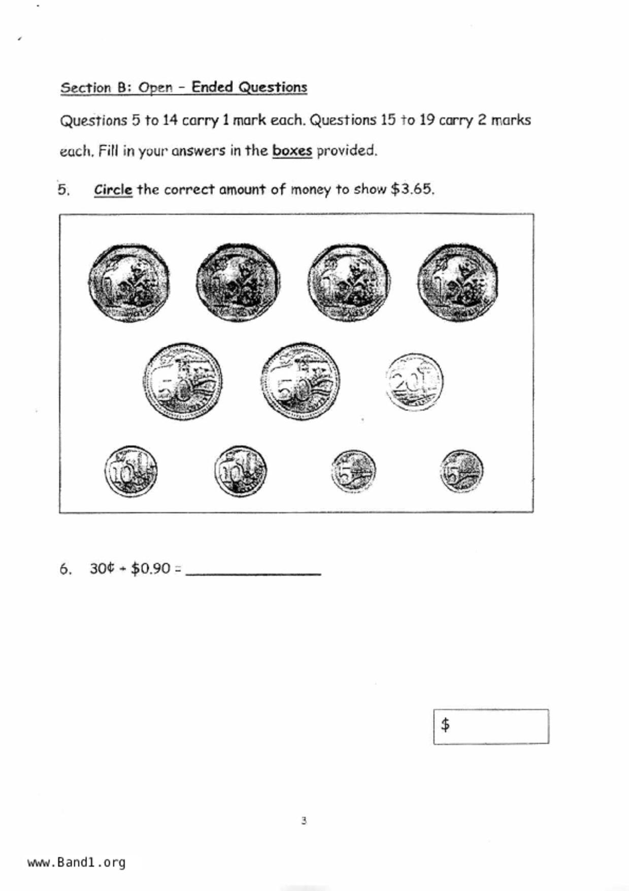 P2Maths試卷
