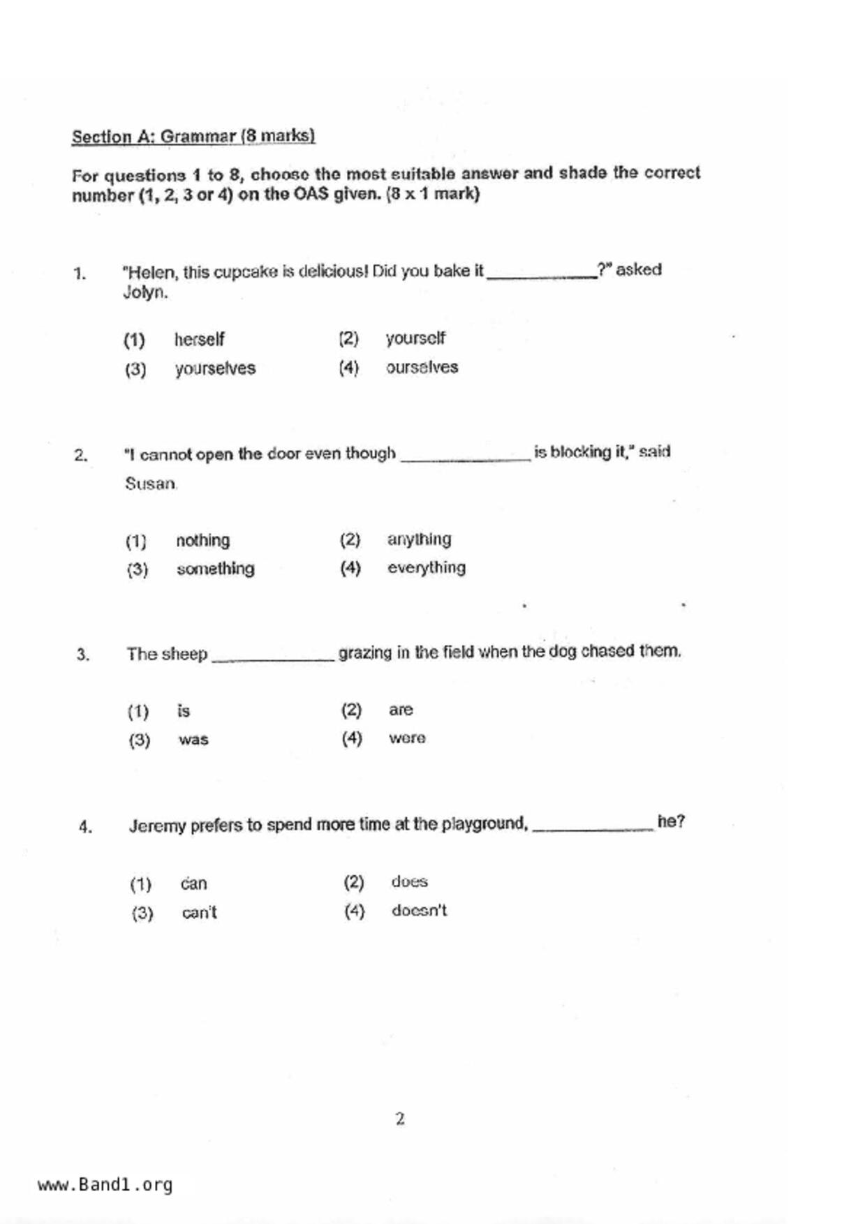 P3English試卷