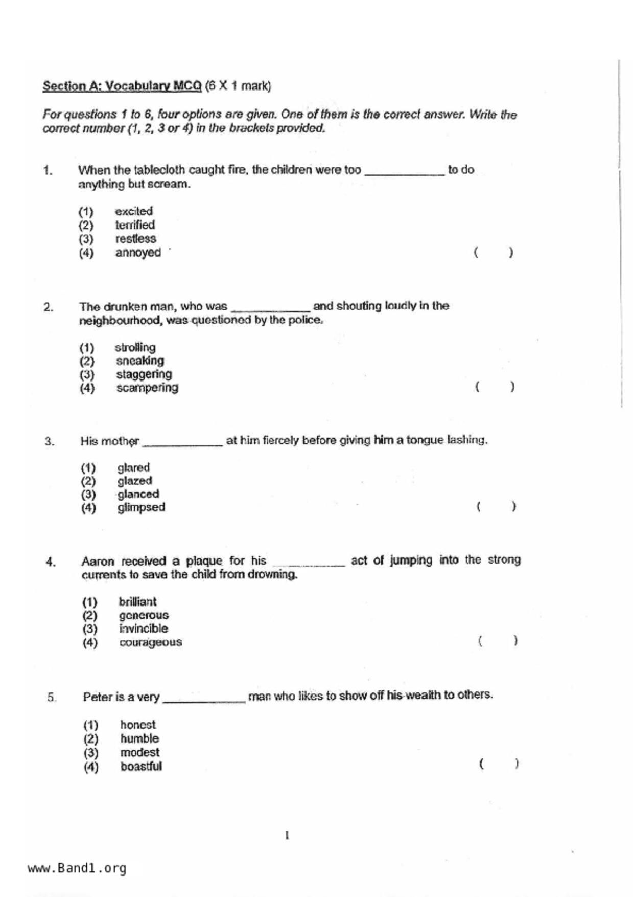 P3English試卷
