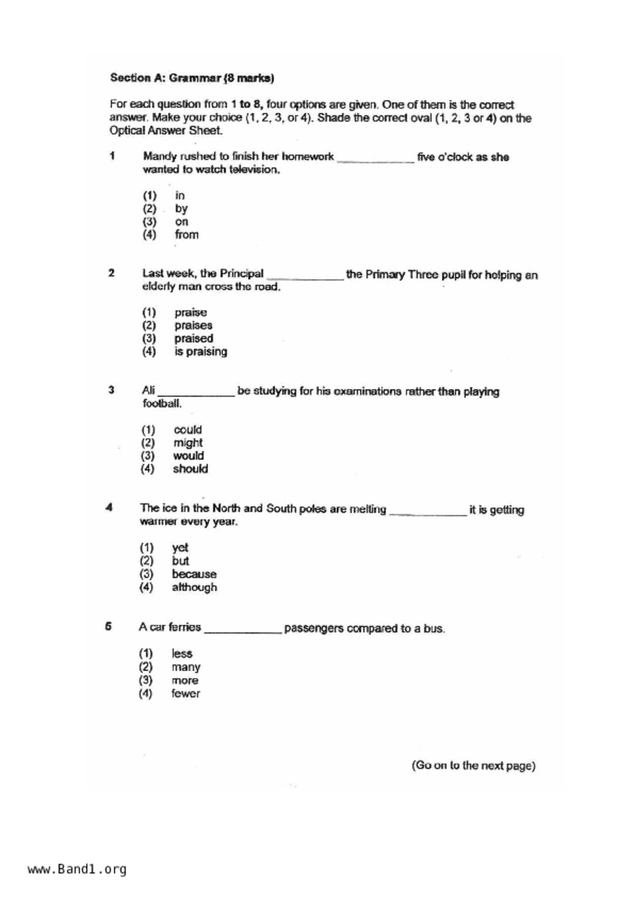P3English試卷