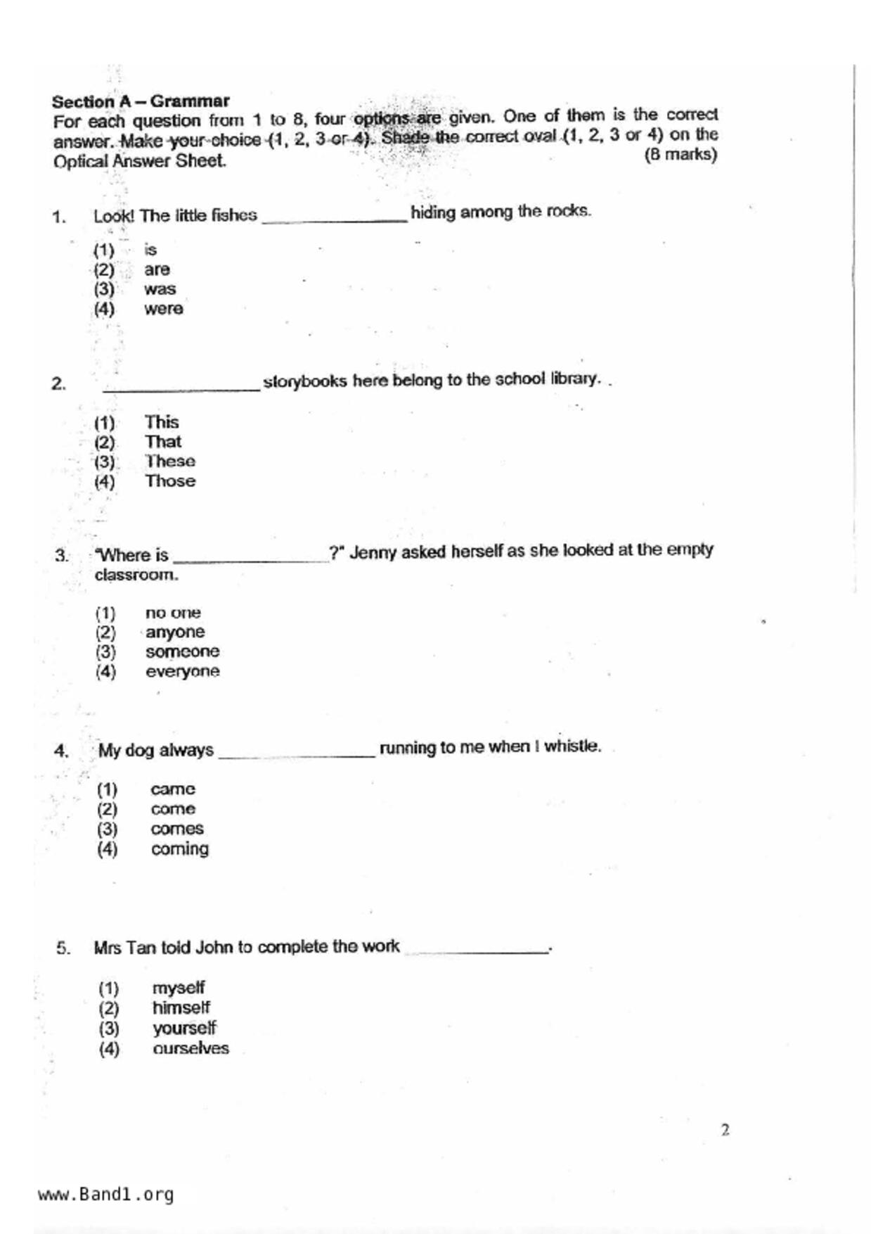 P3English試卷