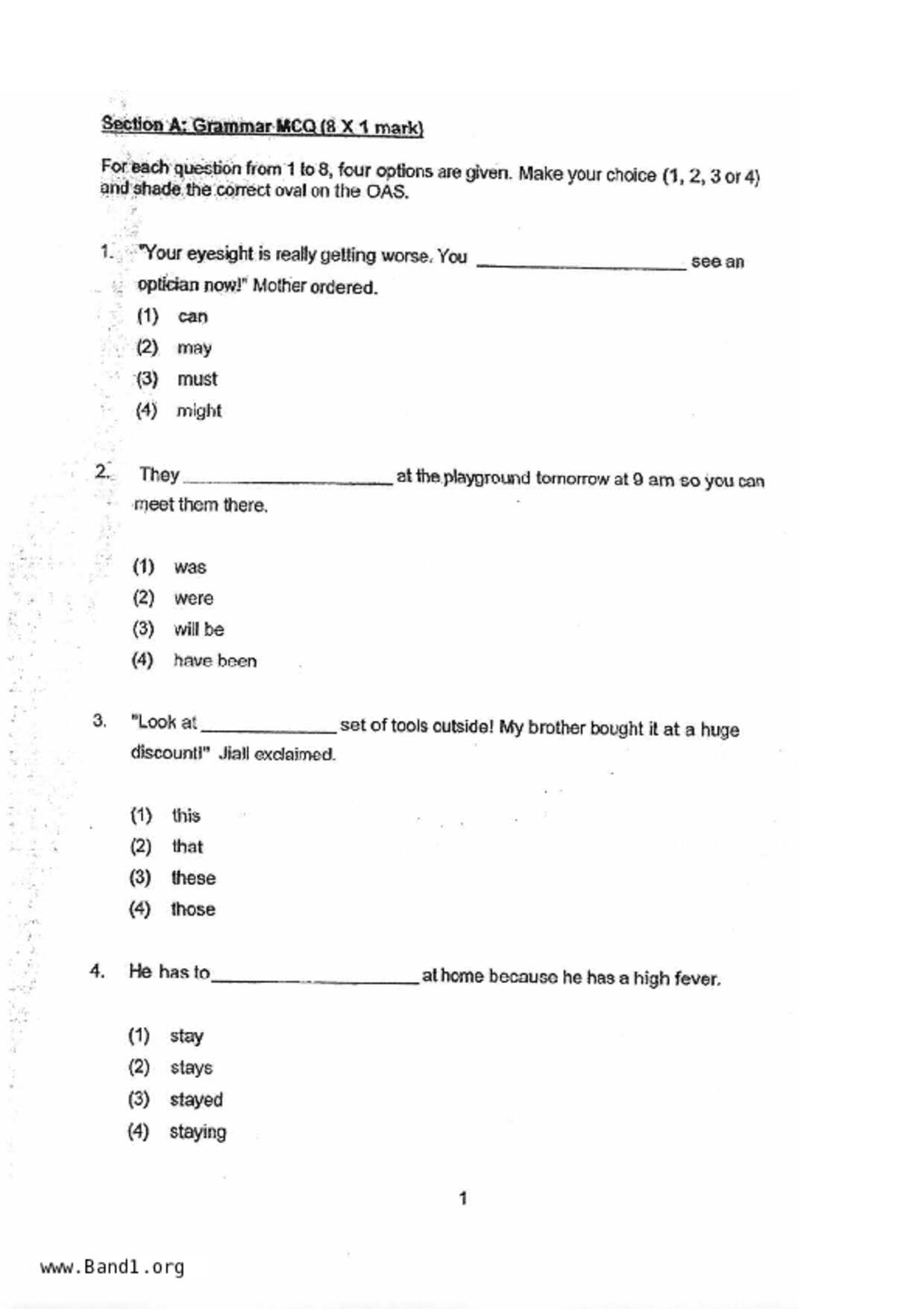 P3English試卷