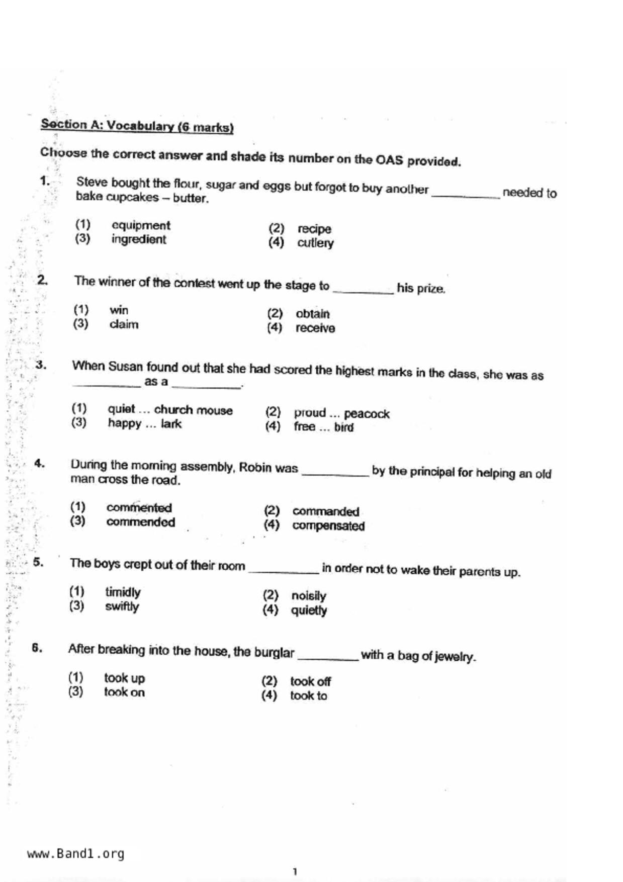 P3English試卷