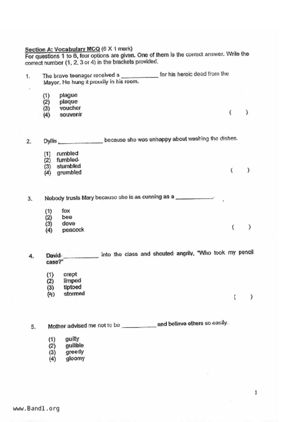 P3English試卷