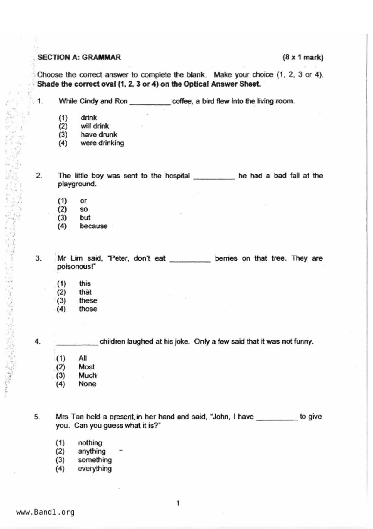 P3English試卷