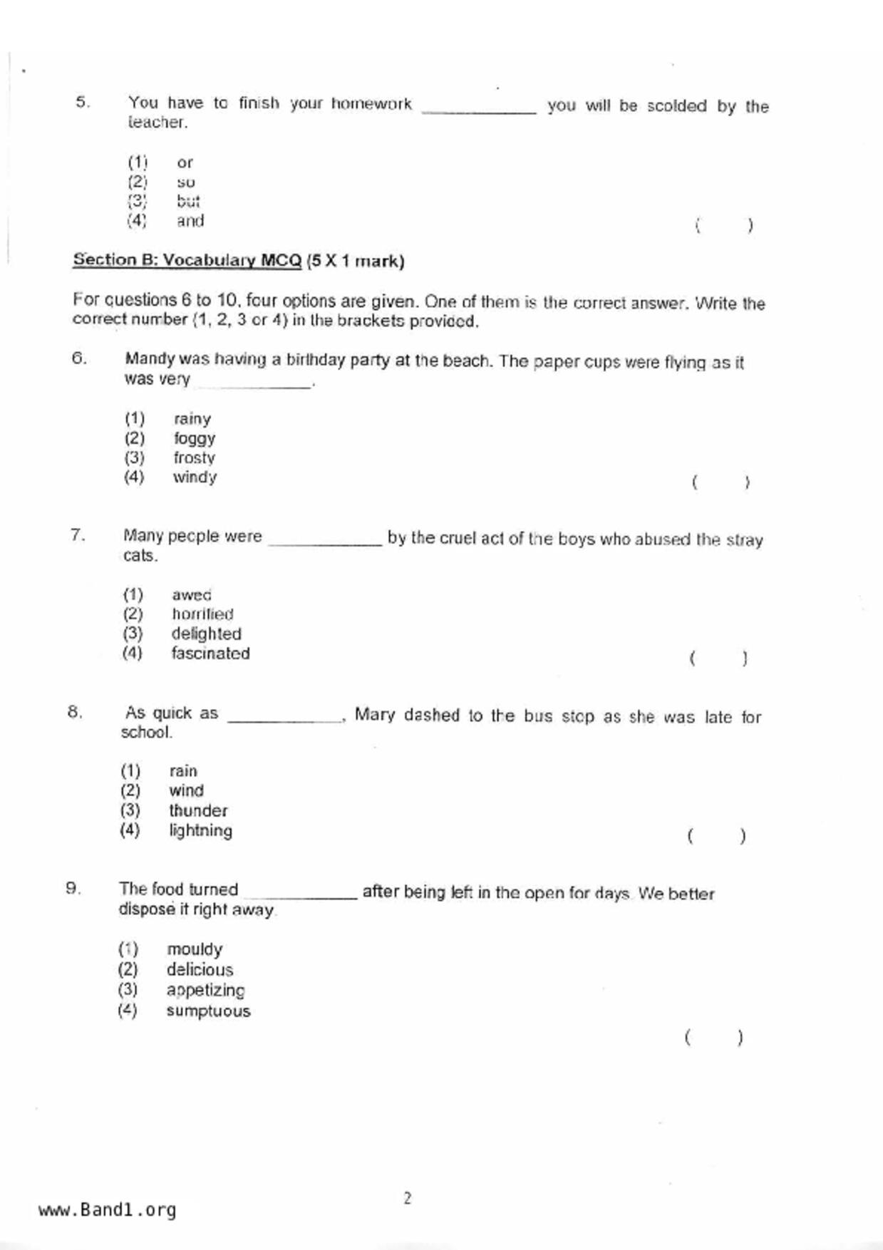 P3English試卷