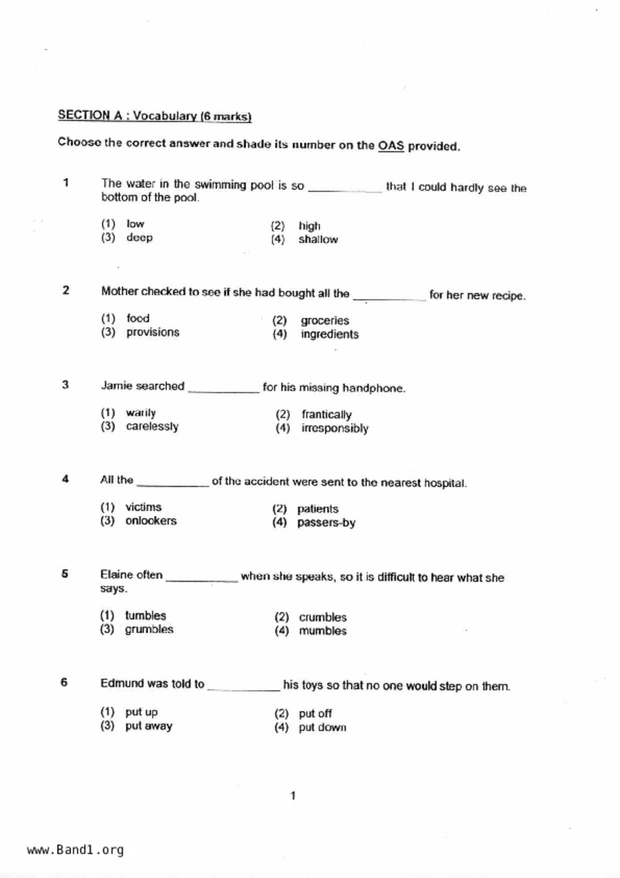 P4English試卷