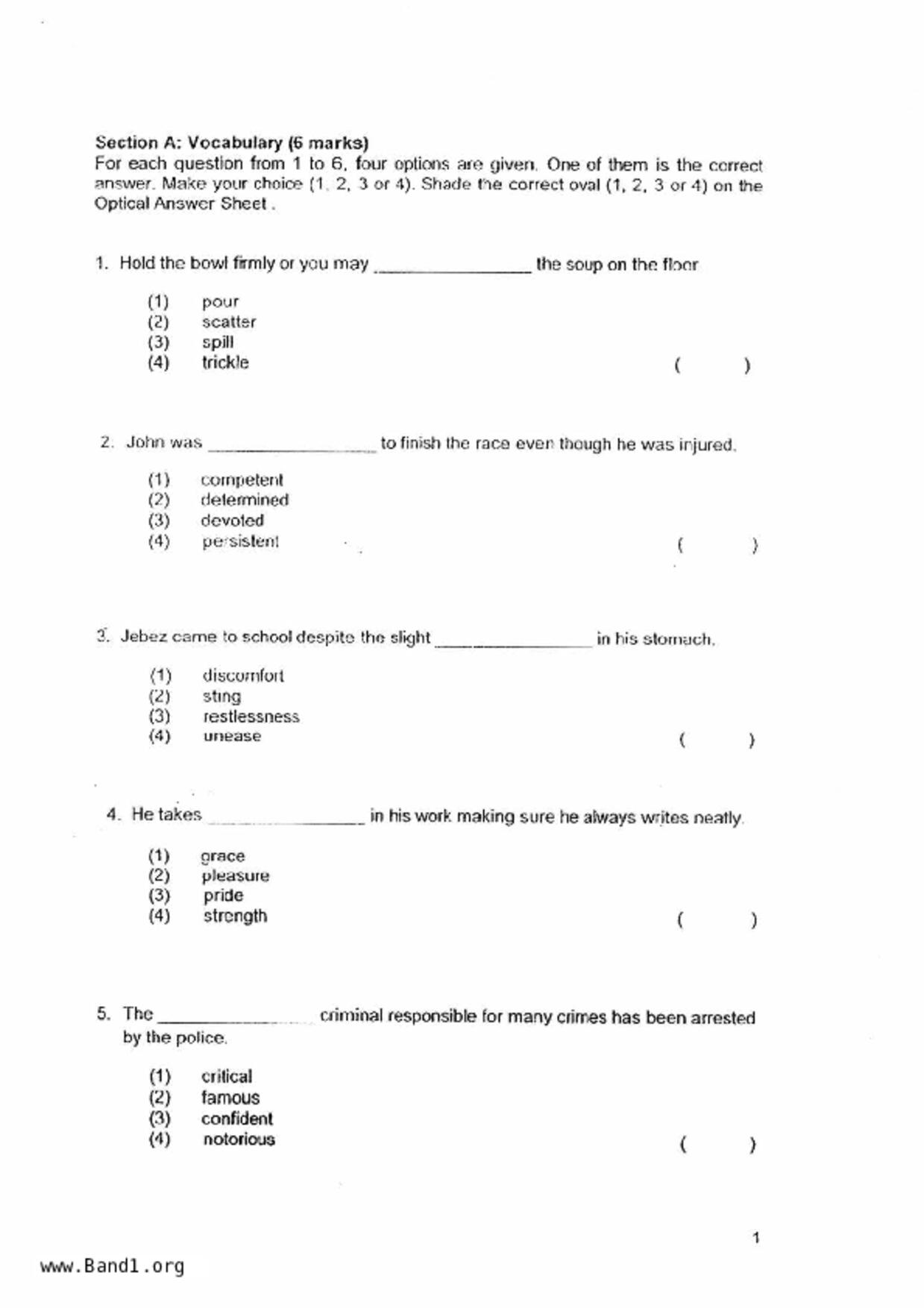 P4English試卷