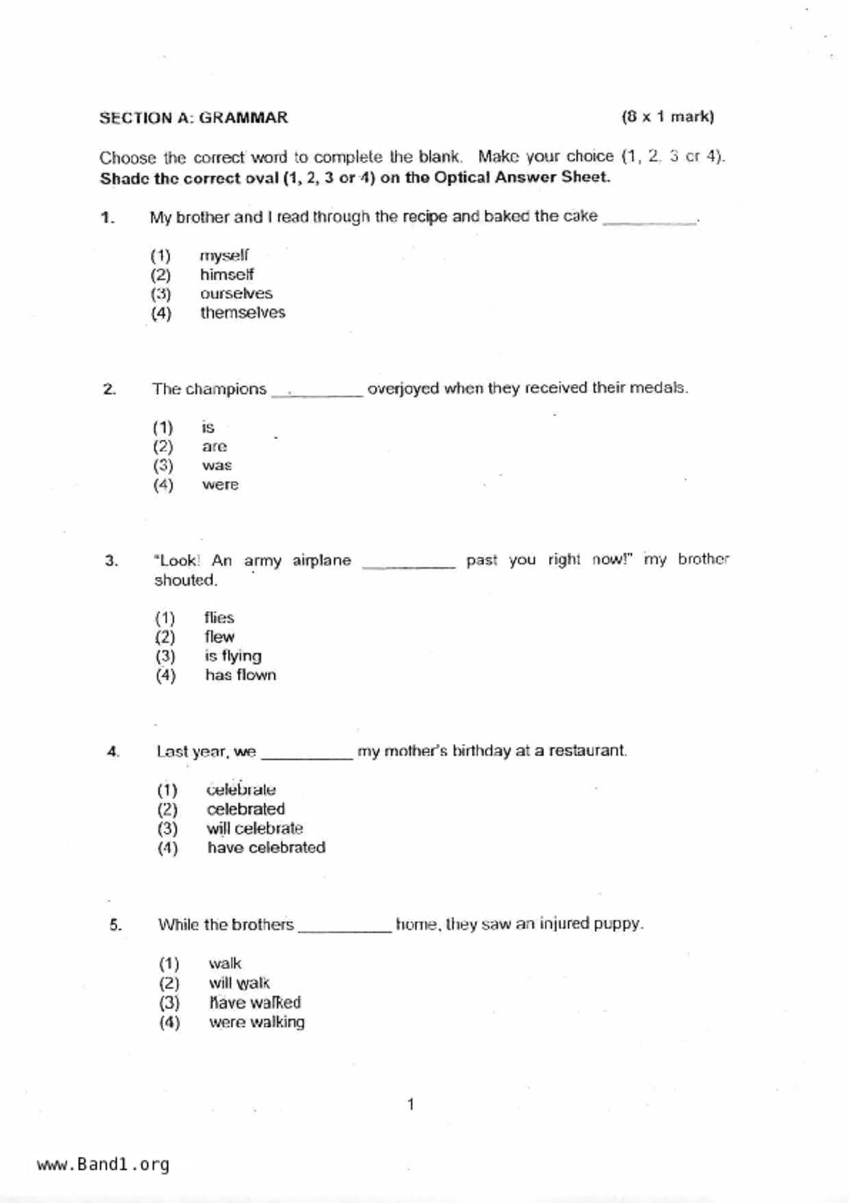P4English試卷