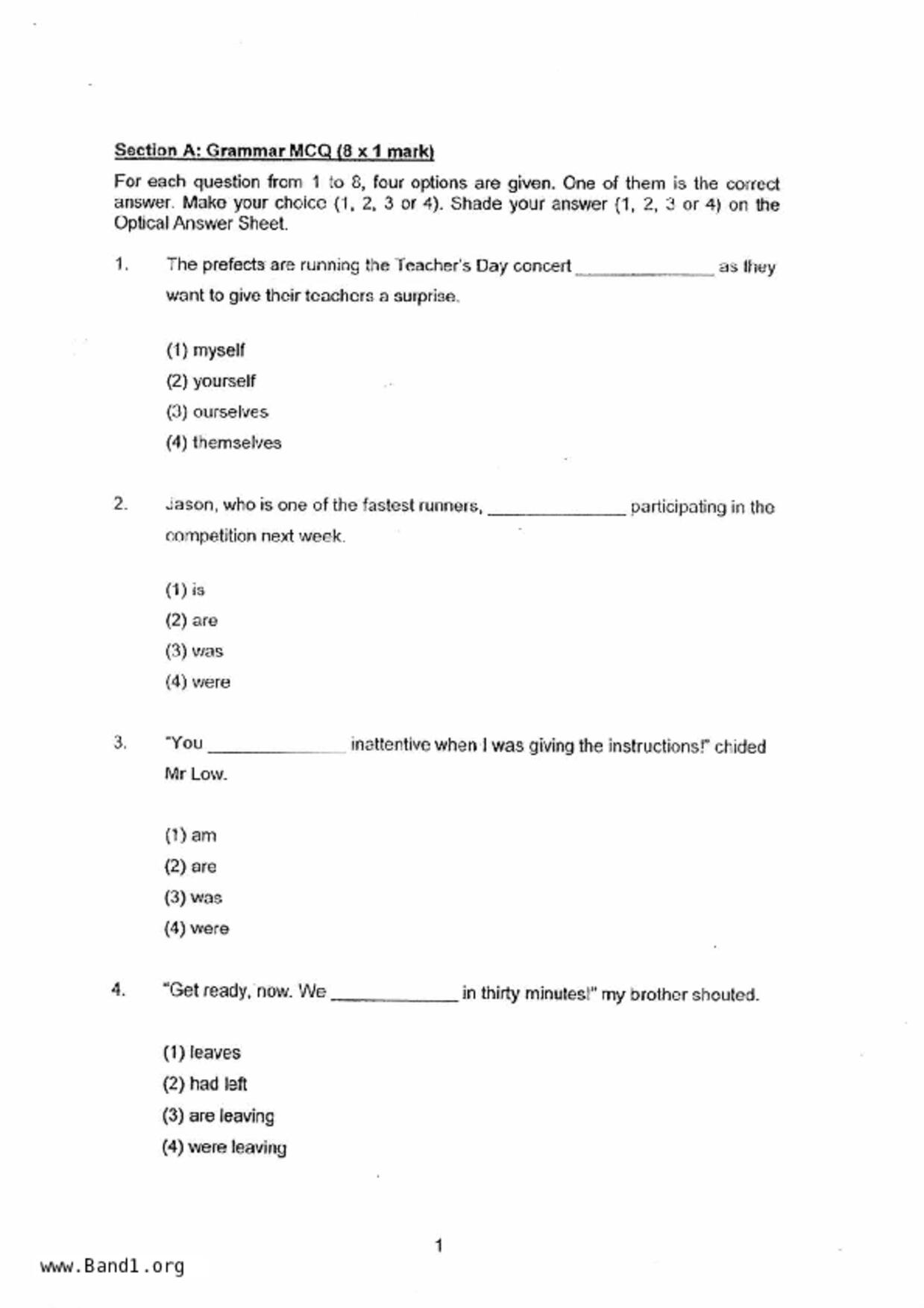 P4English試卷