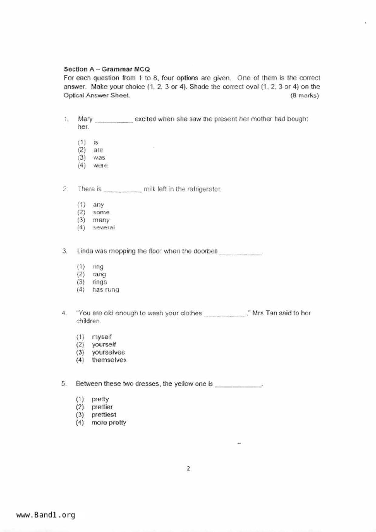 P4English試卷