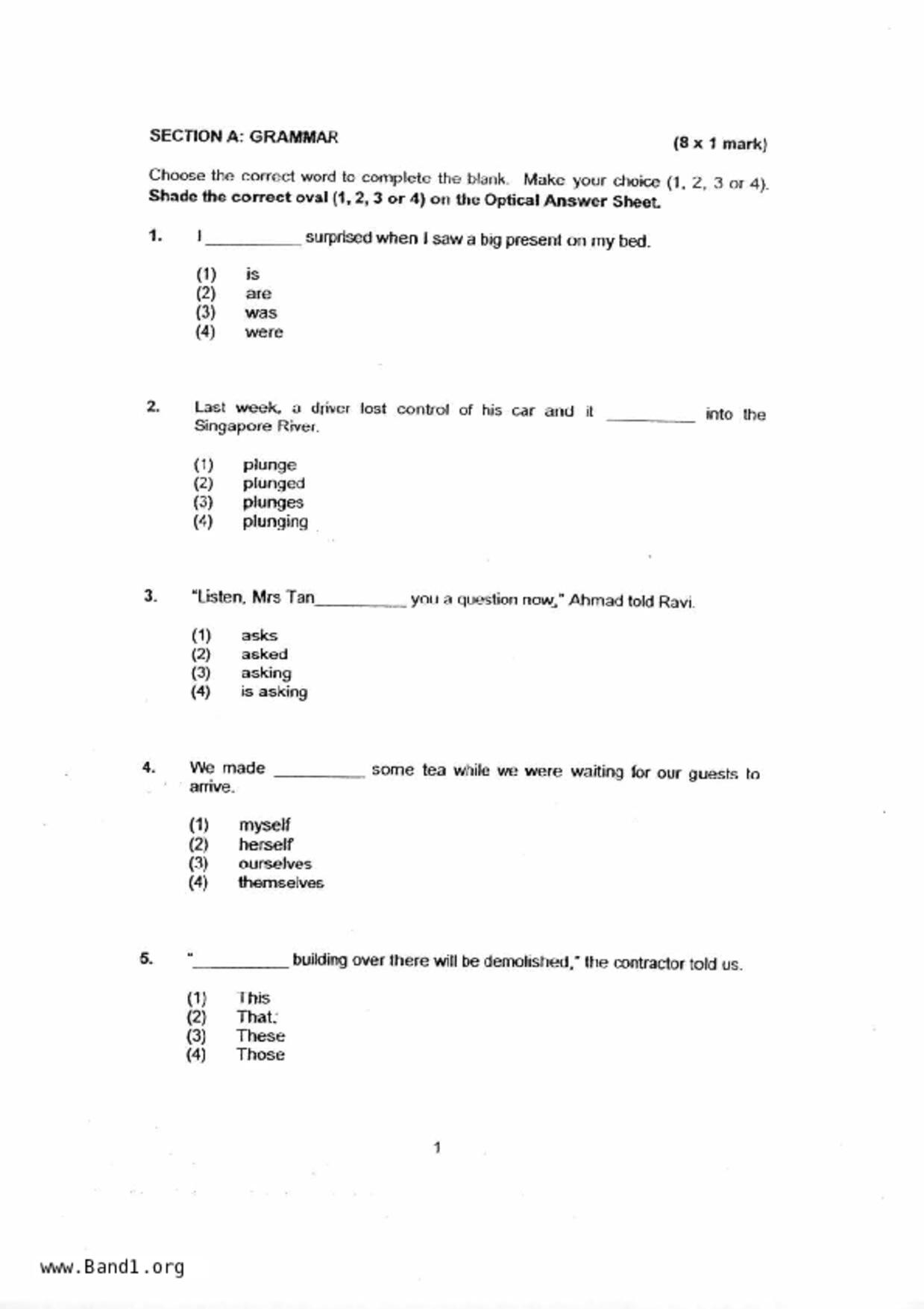 P4English試卷