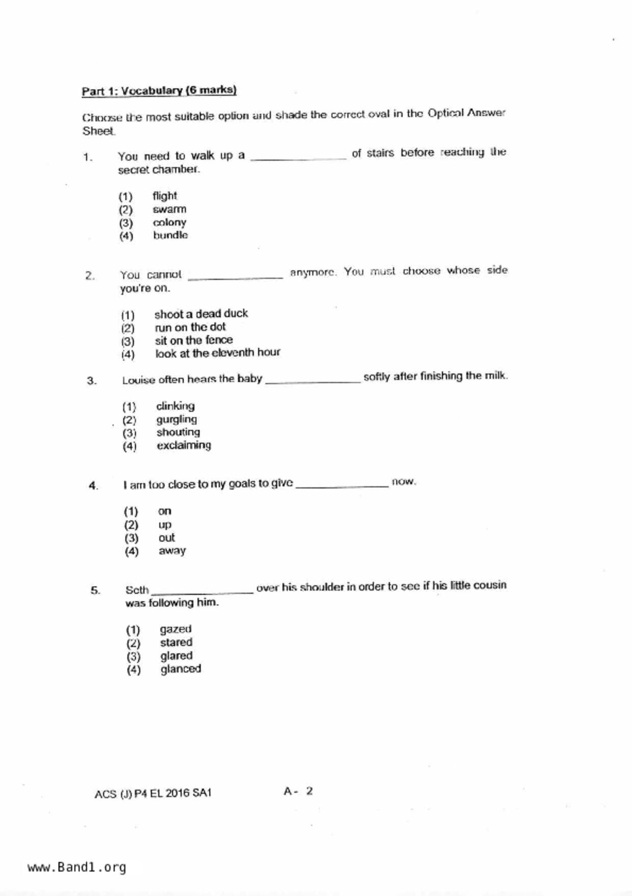 P4English試卷