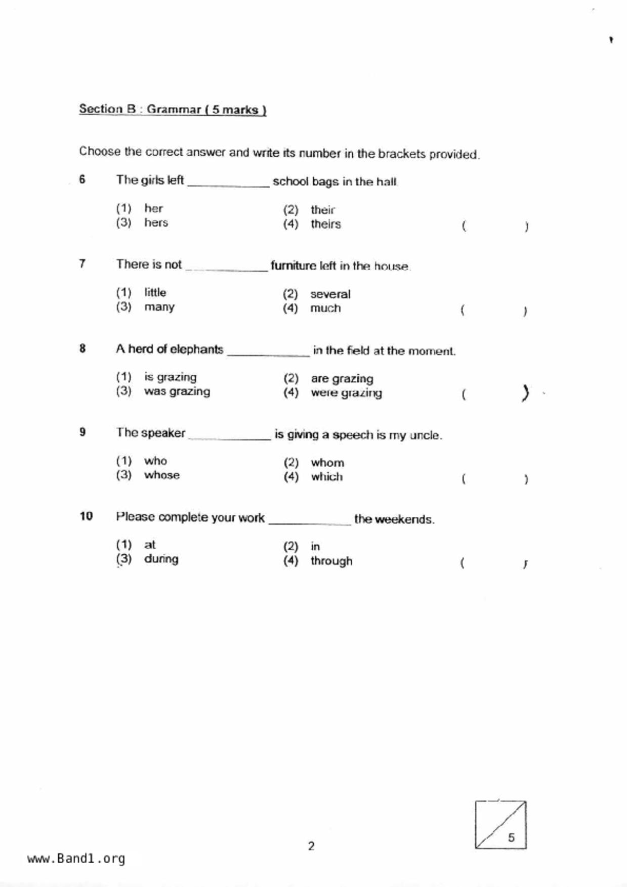 P4English試卷