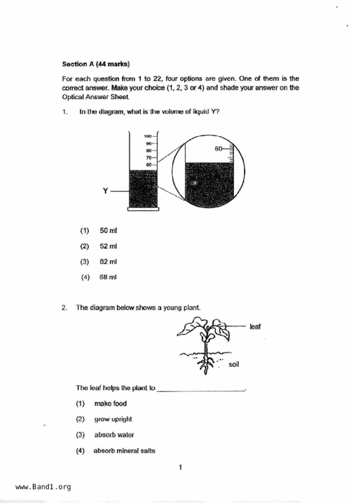 P4Science試卷
