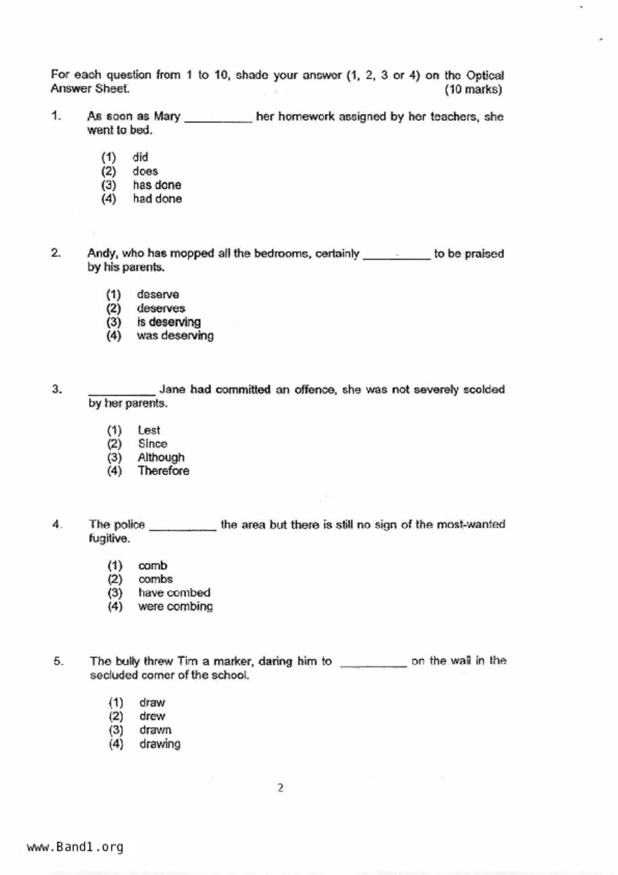 P6English試卷