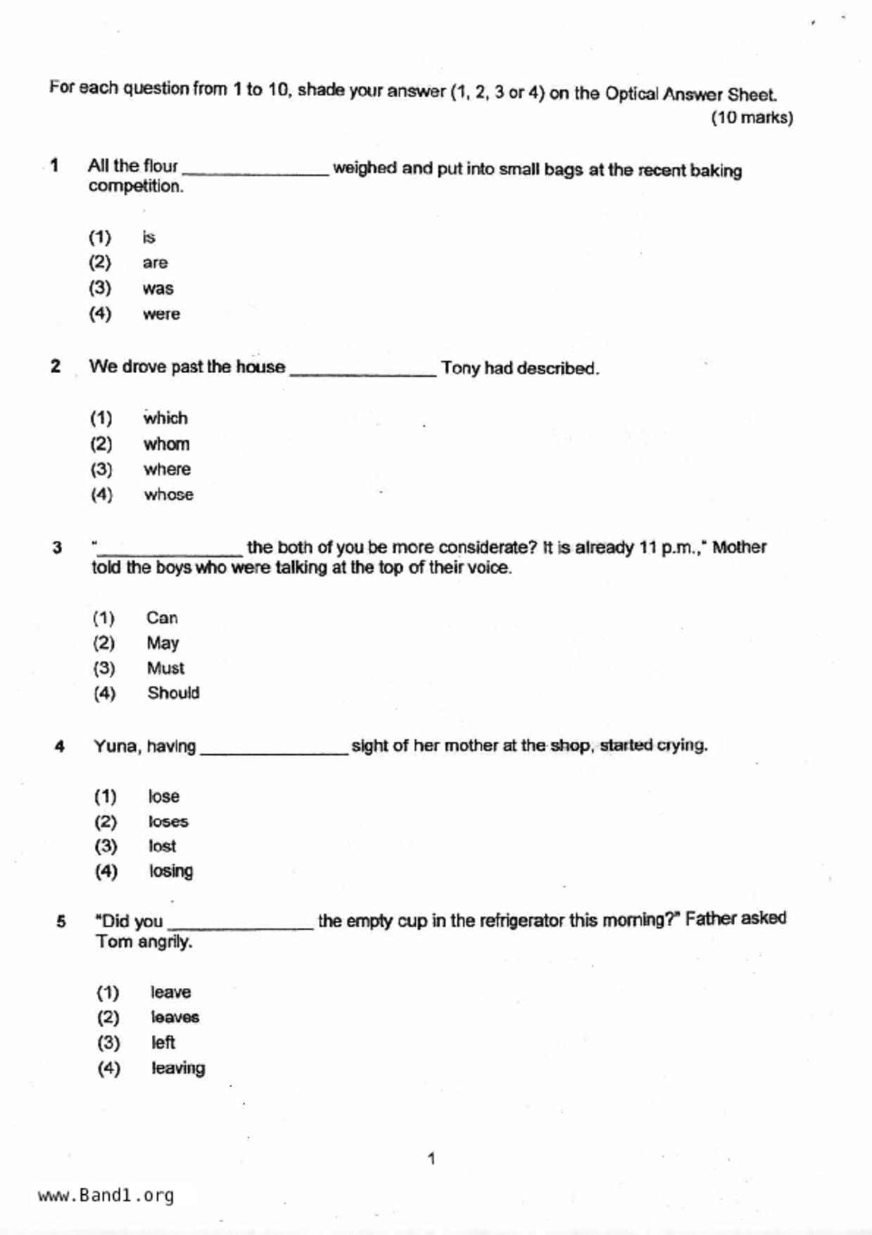 P6English試卷