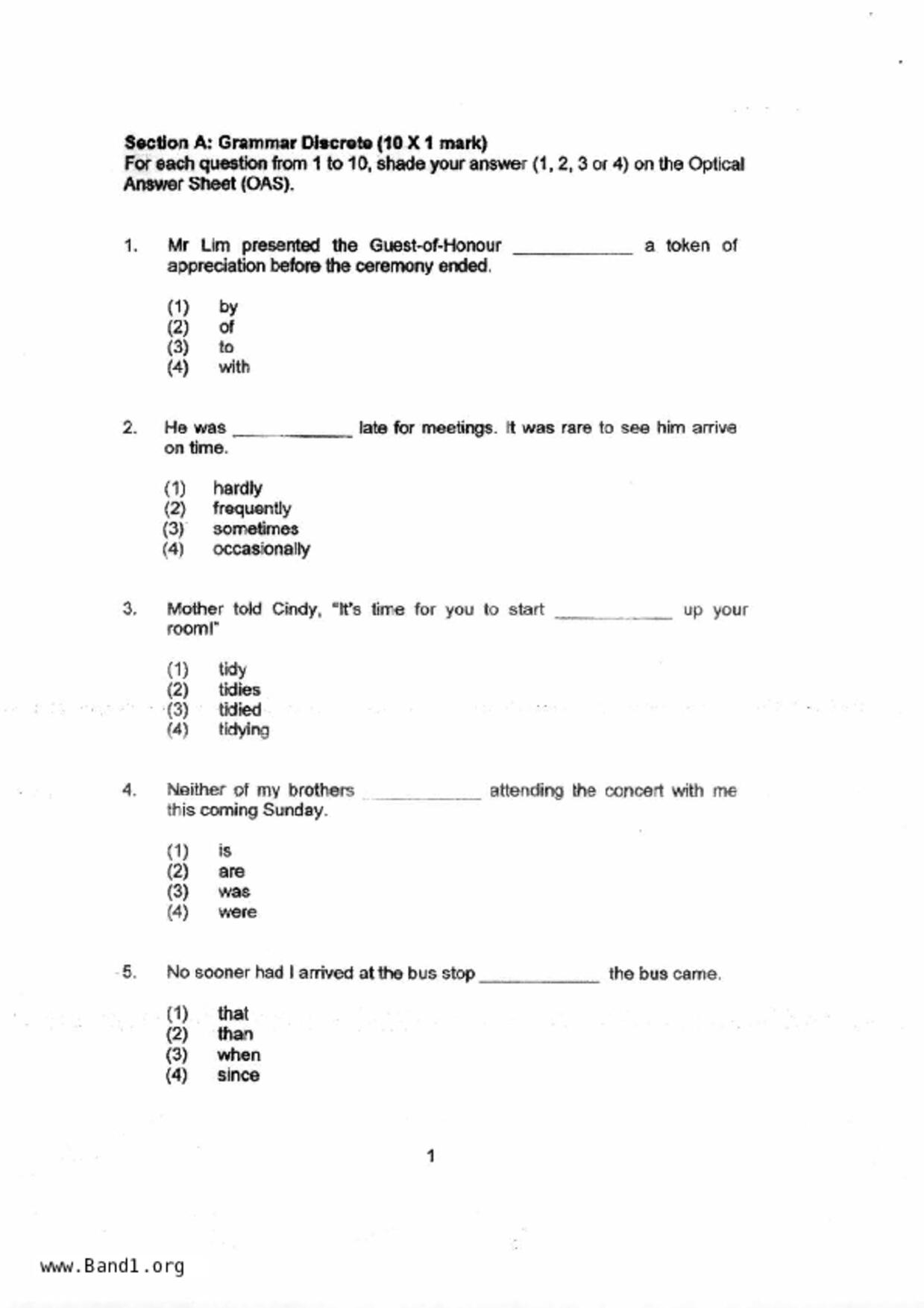 P6English試卷
