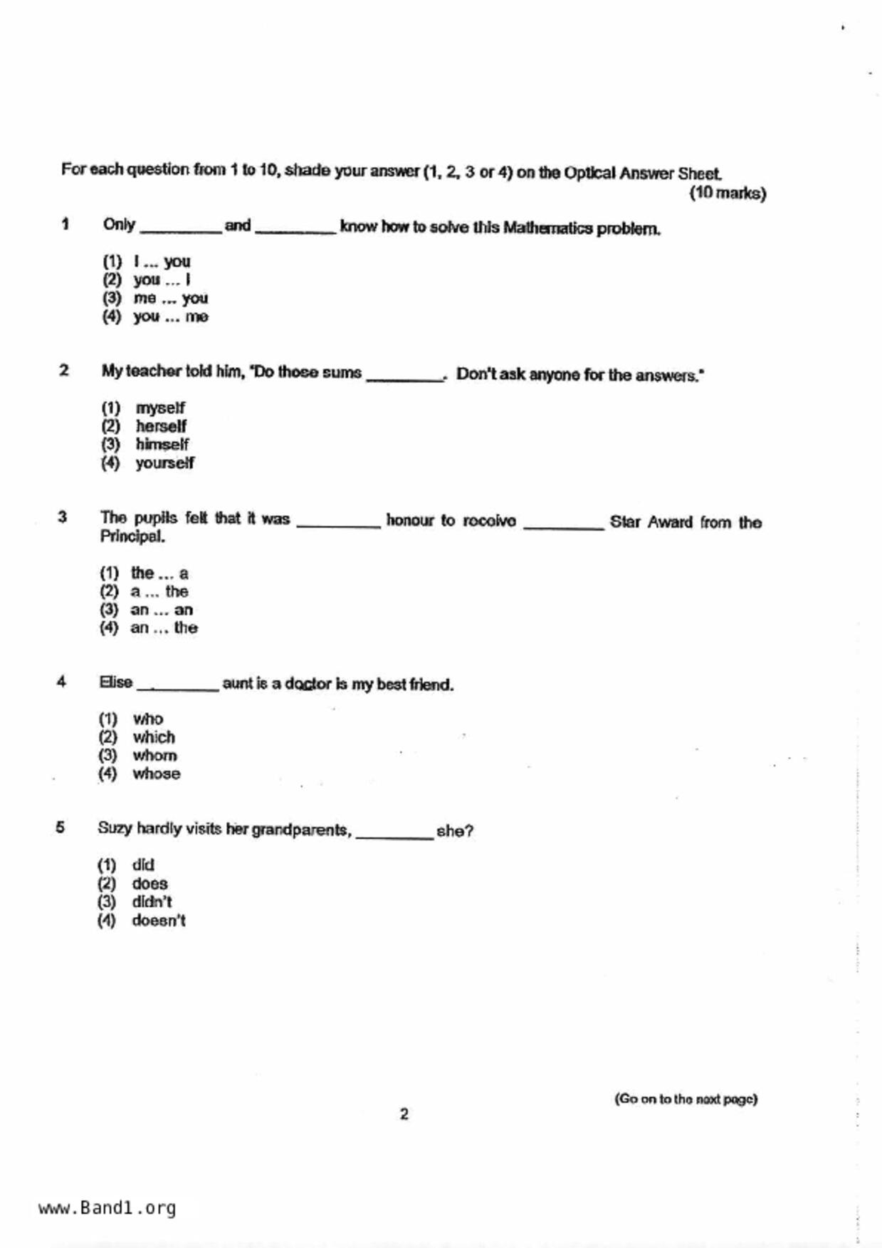 P6English試卷