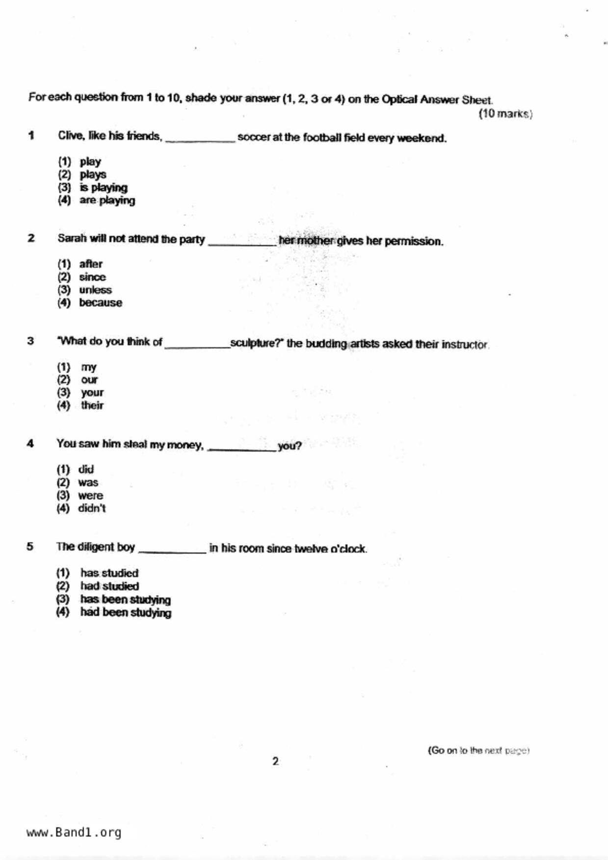 P6English試卷