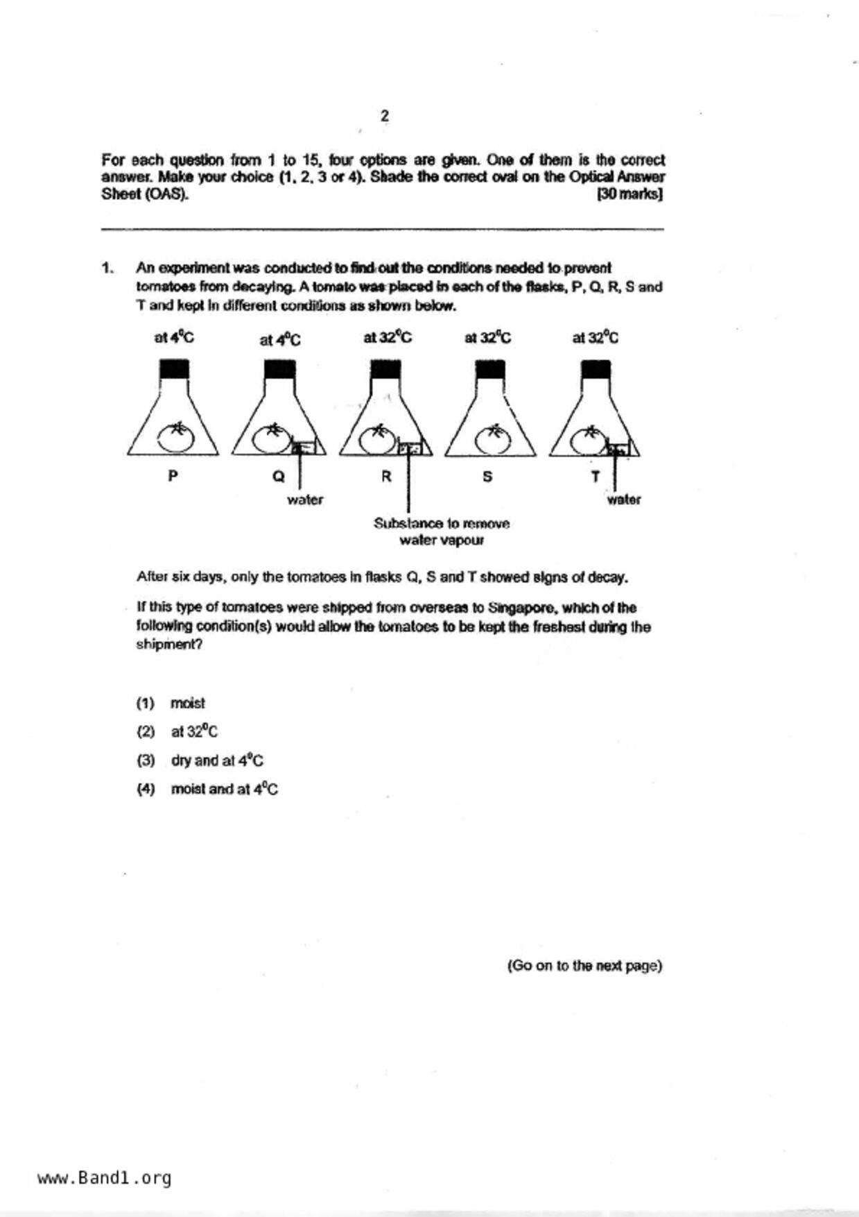 P6Science試卷