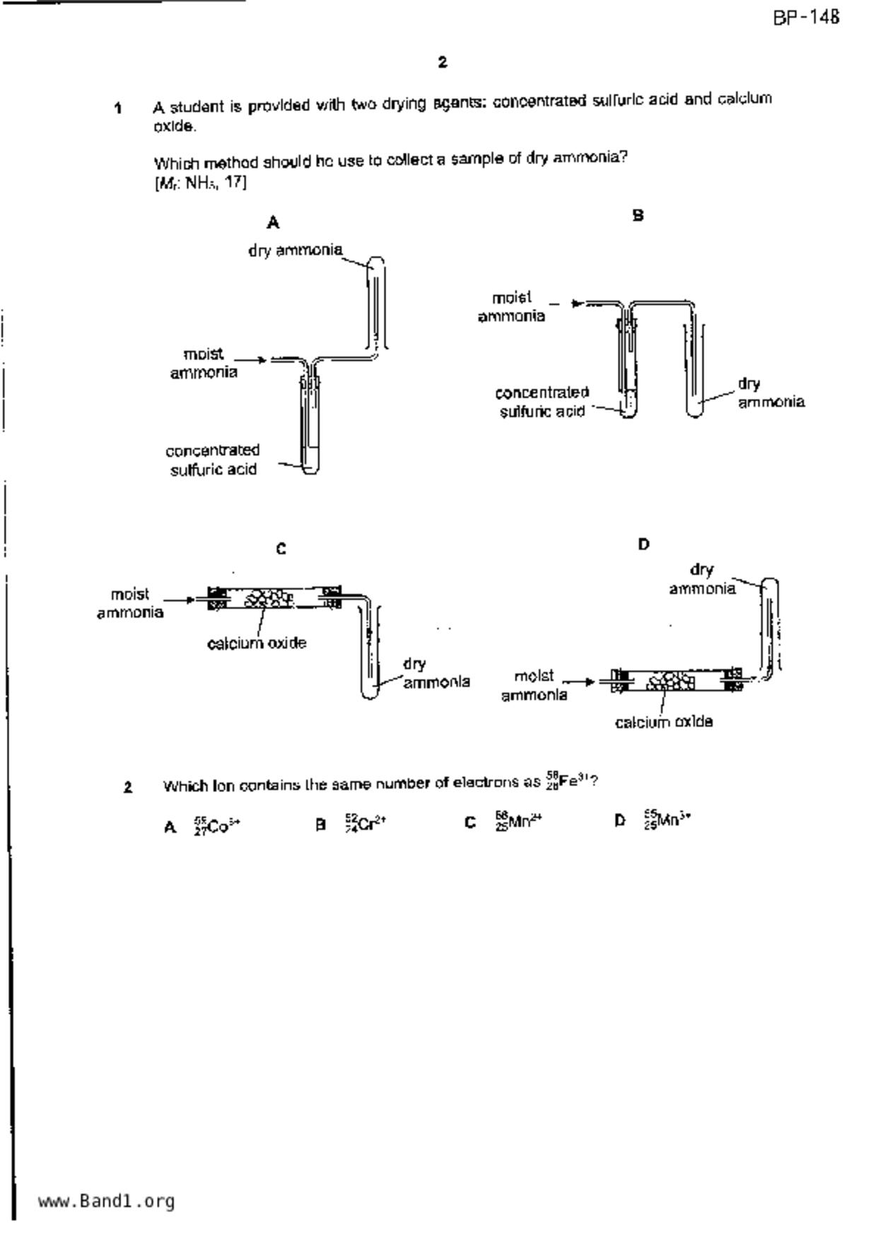 S5Pure Chemistry試卷