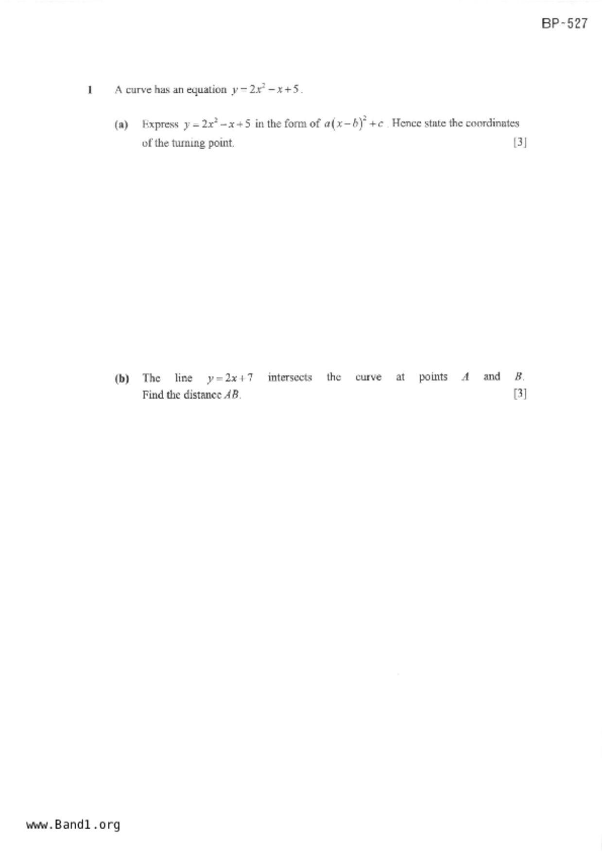S5A Math試卷