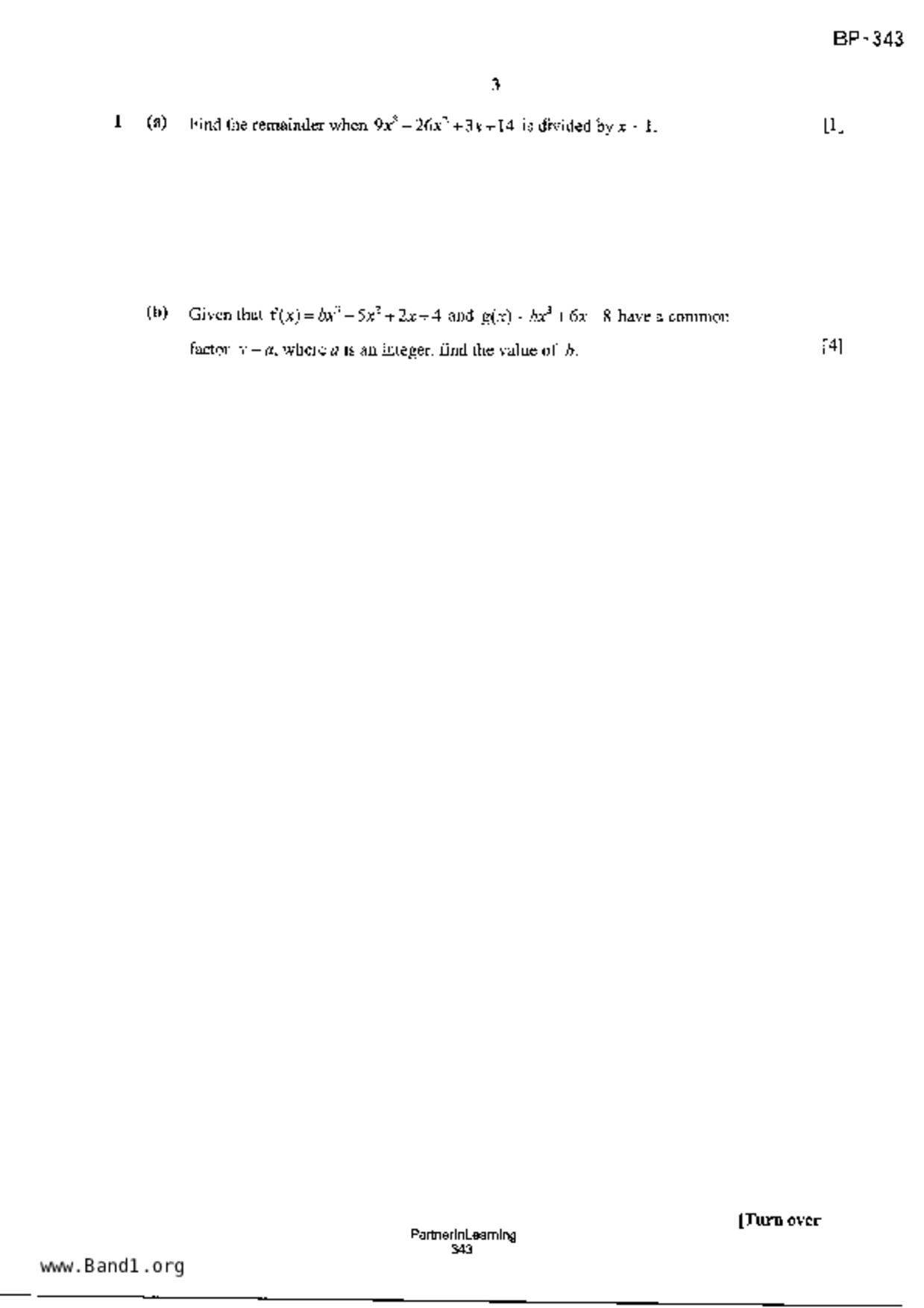 S5A Math試卷