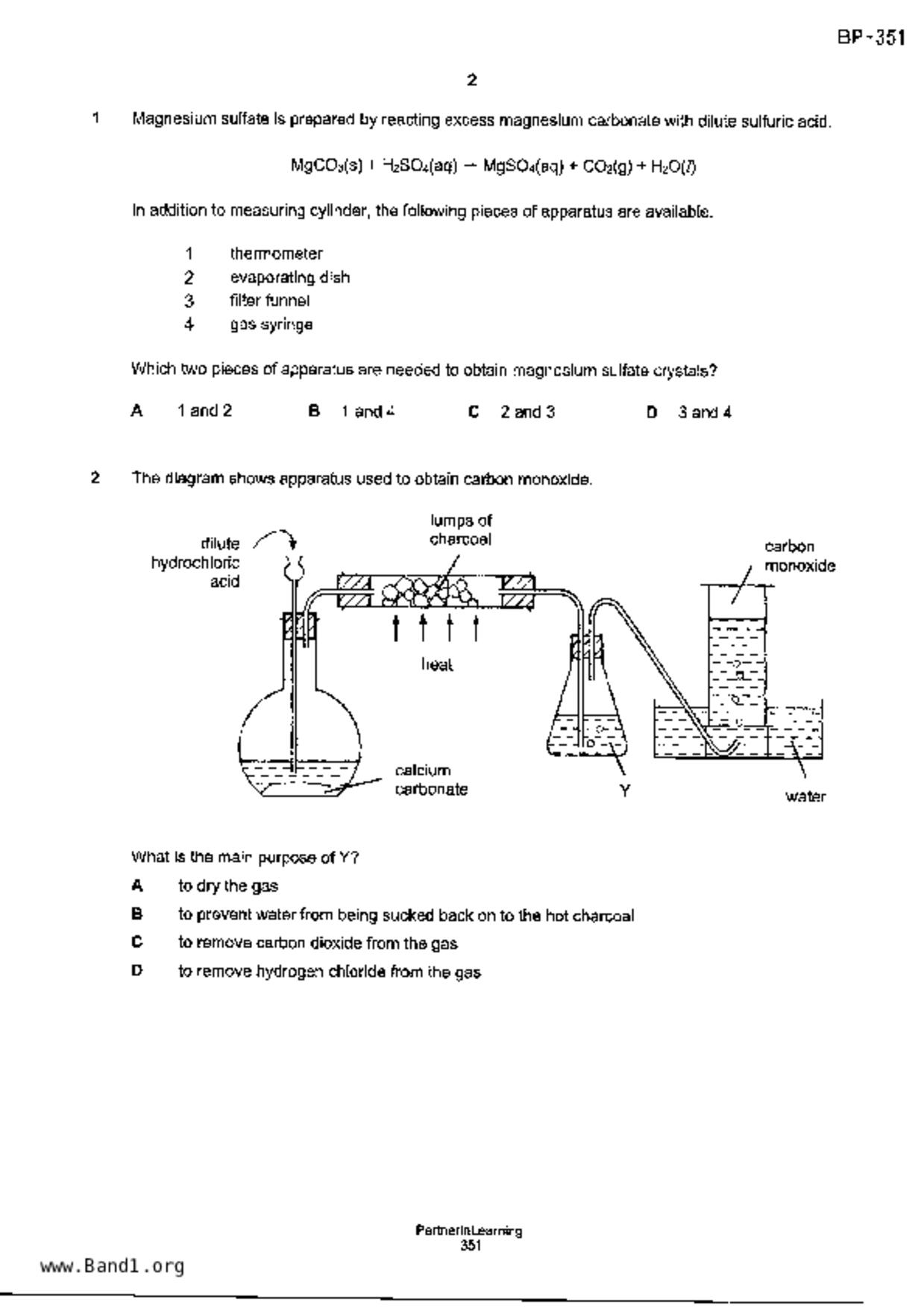 S5Pure Chemistry試卷